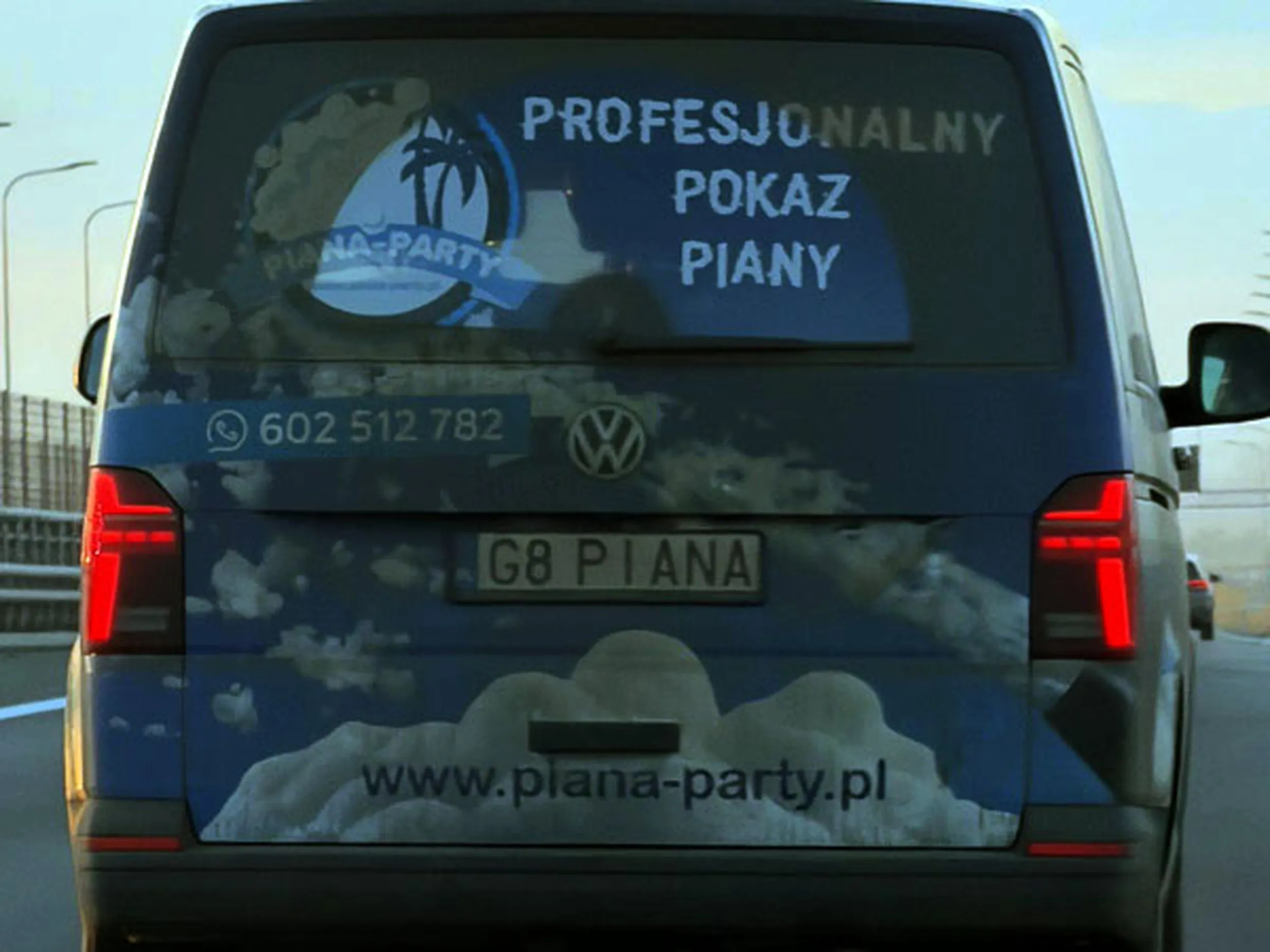 Fajny numer, blacha G8 PIANA