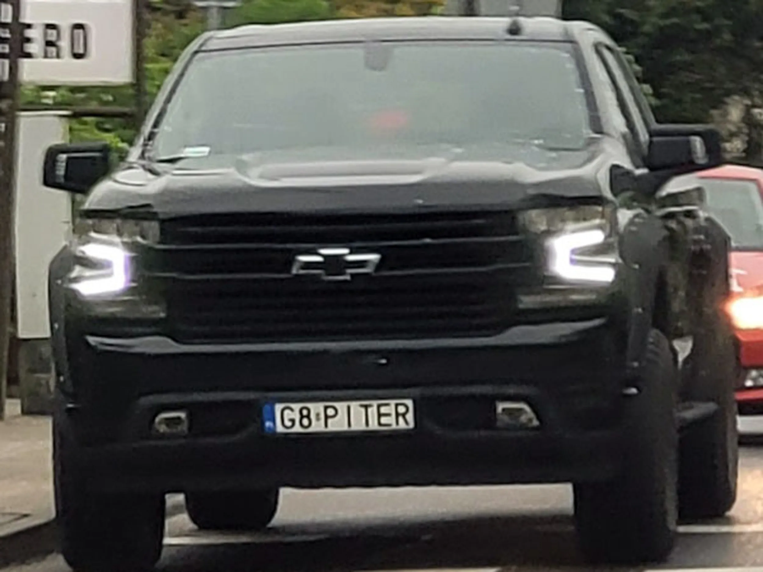 Fajny numer, blacha G8 PITER