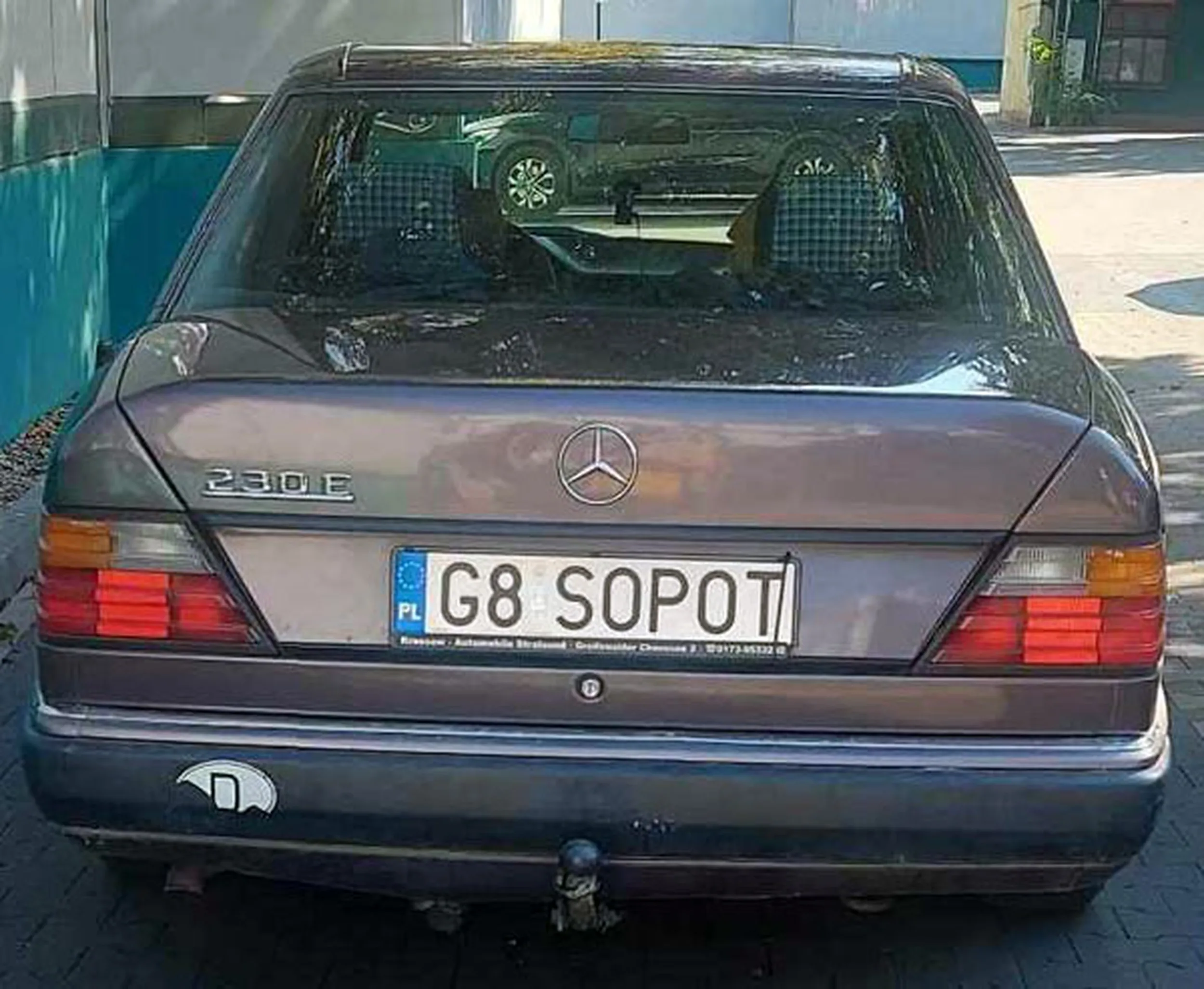 Fajny numer, blacha G8 SOPOT