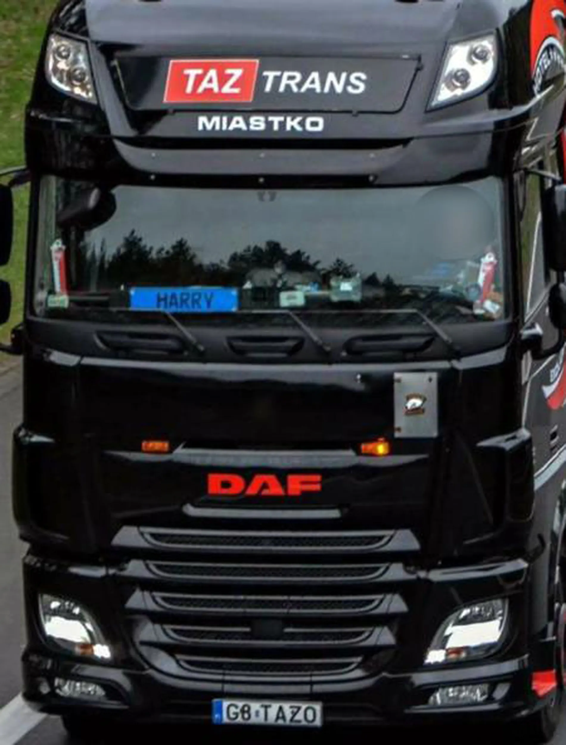 Fajny numer, blacha G8 TAZO