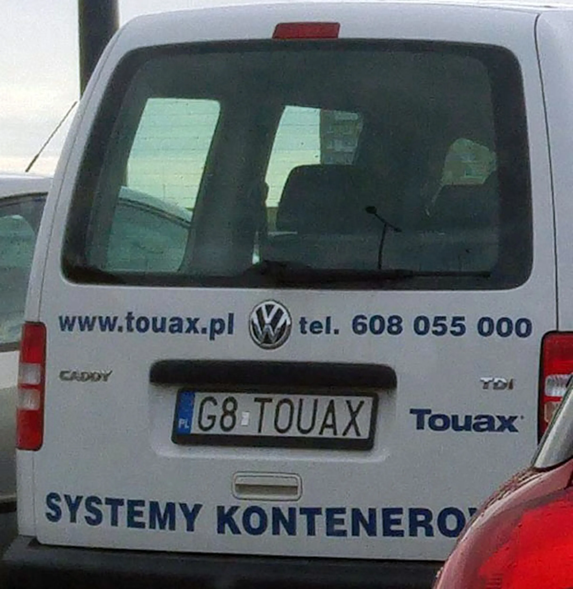 Fajny numer, blacha G8 TOUAX