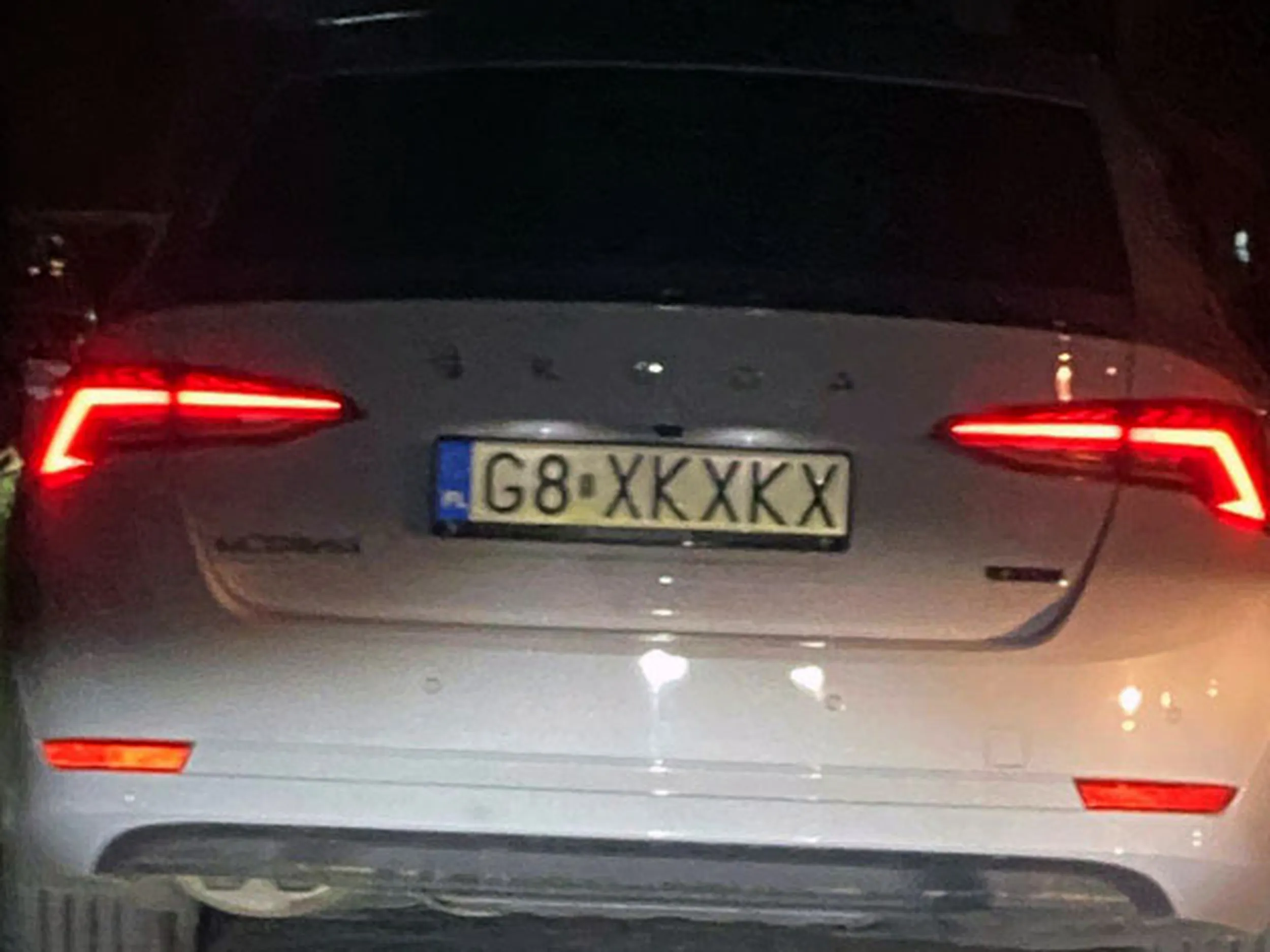 Fajny numer, blacha G8 XKXKX