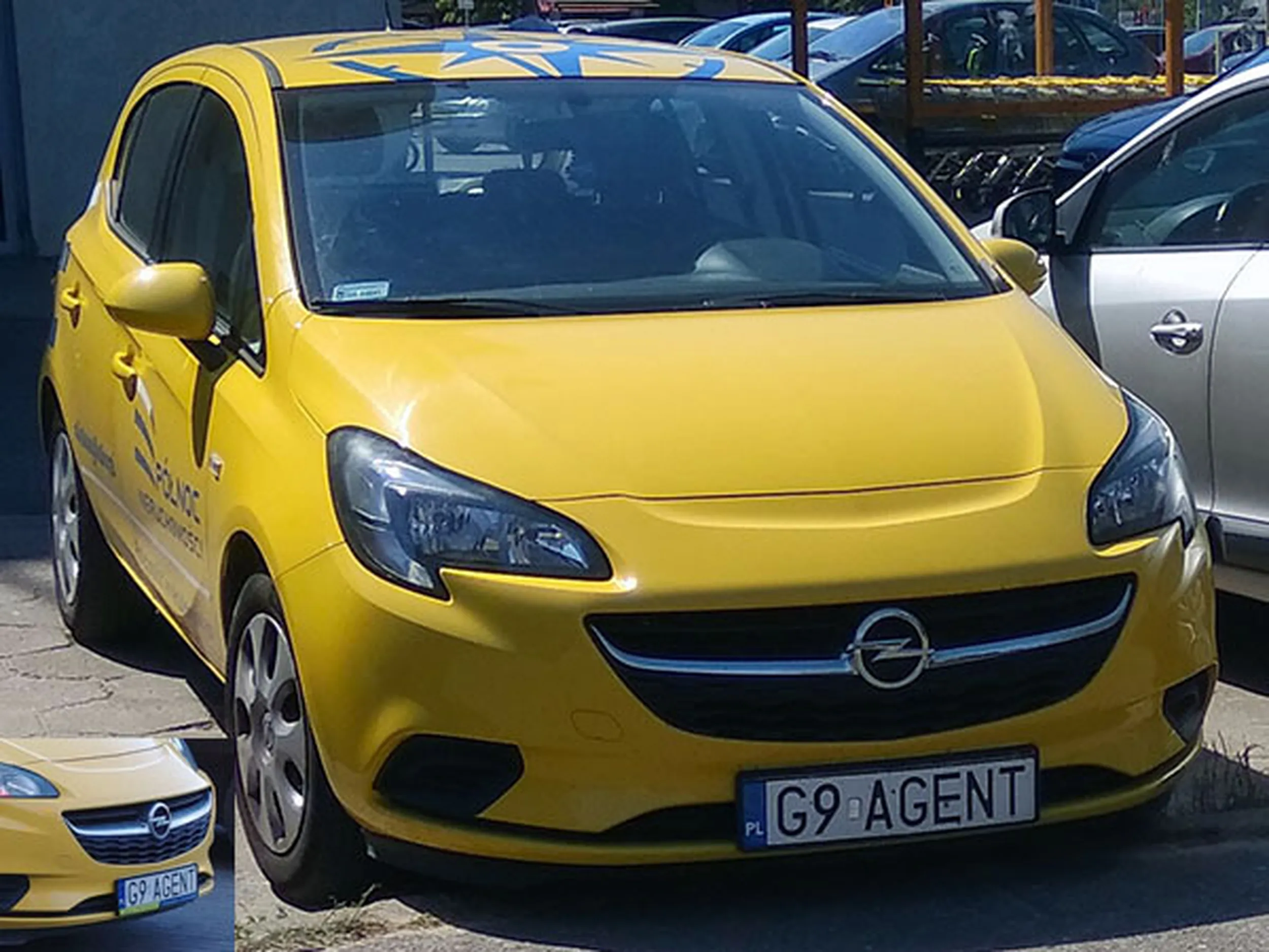 Fajny numer, blacha G9 AGENT