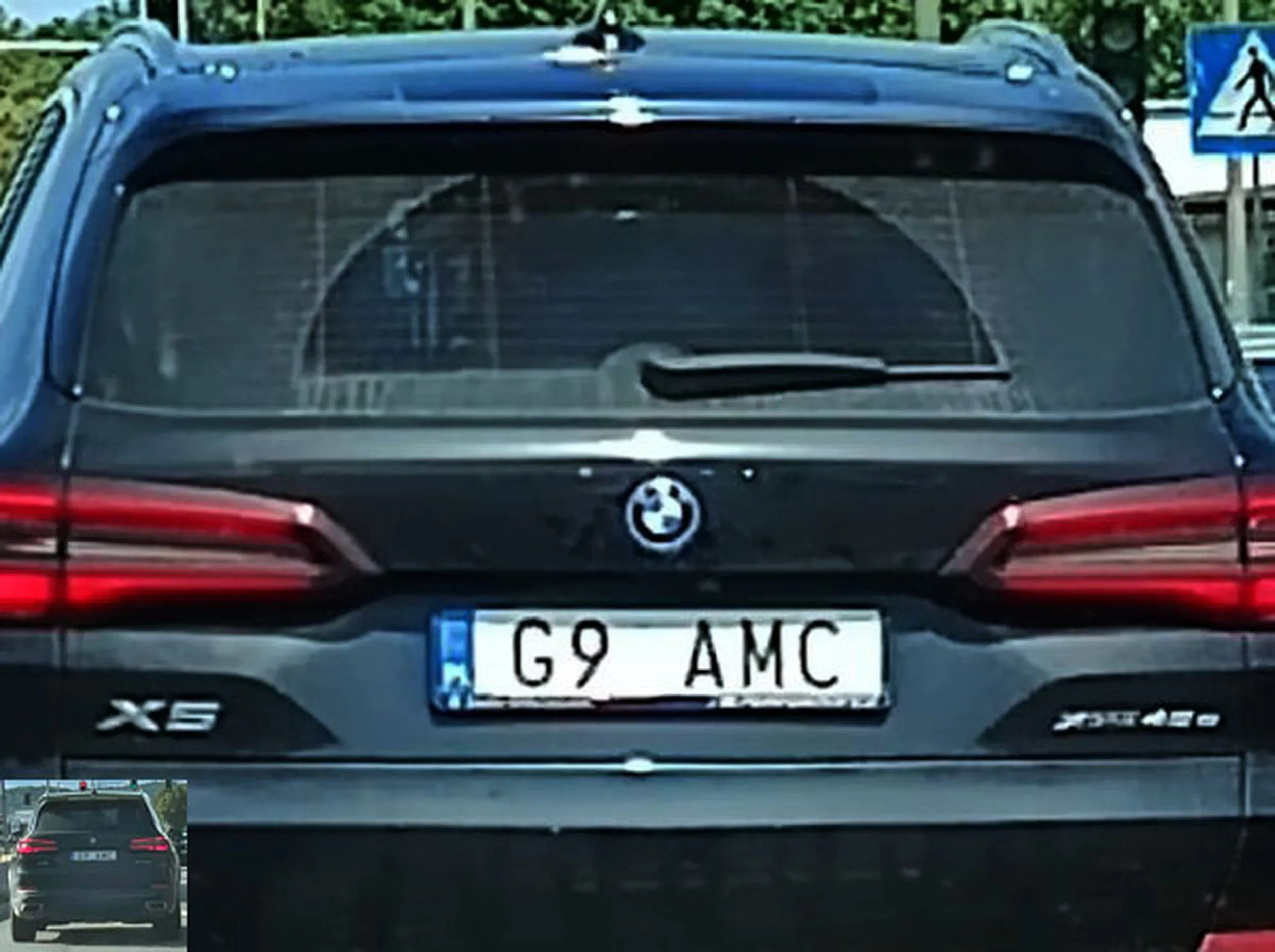 Fajny numer, blacha G9 AMC