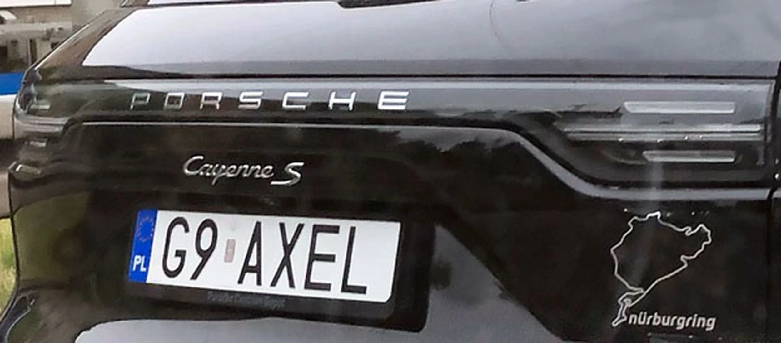 Fajny numer, blacha G9 AXEL