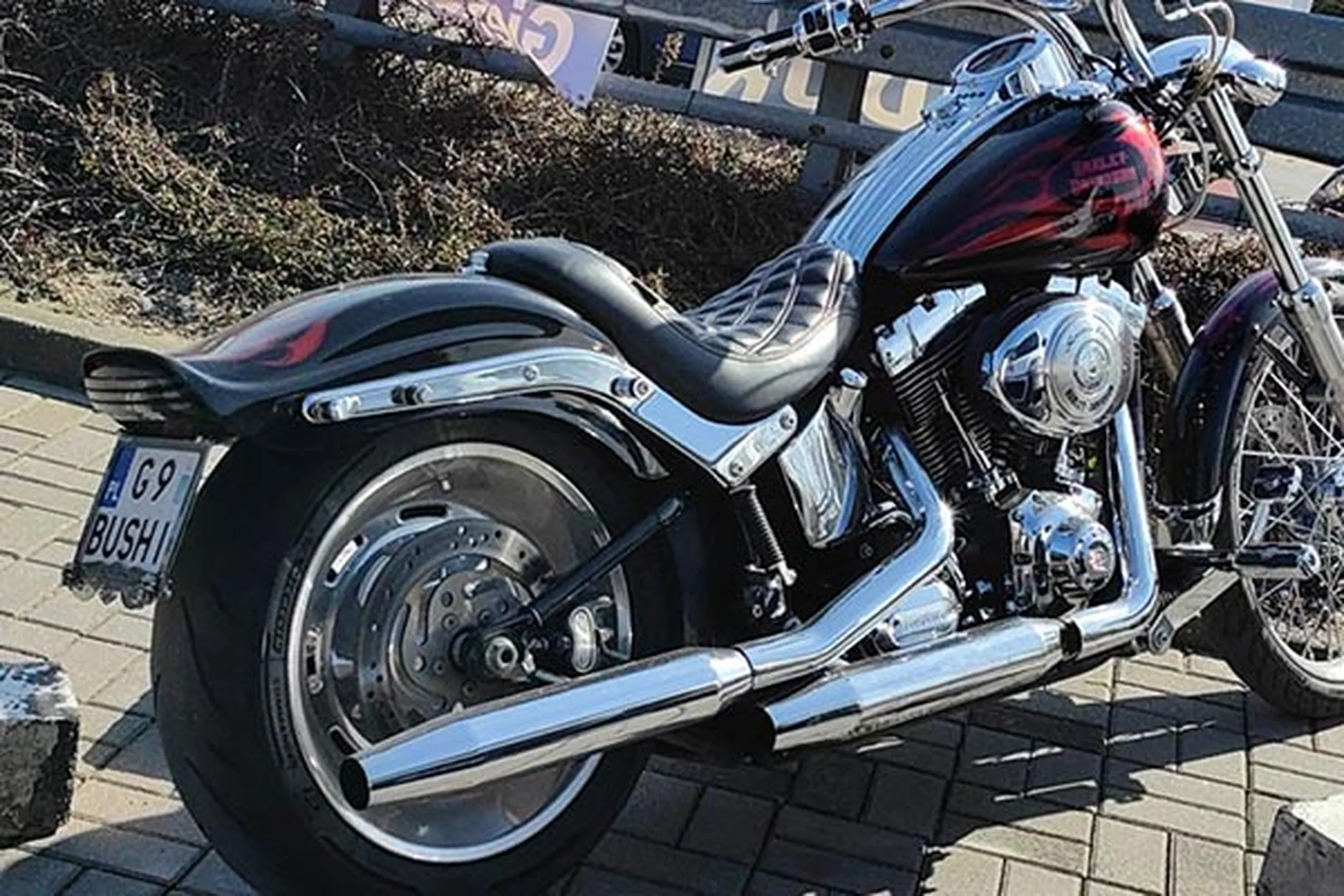 Fajny numer, blacha G9 BUSHI