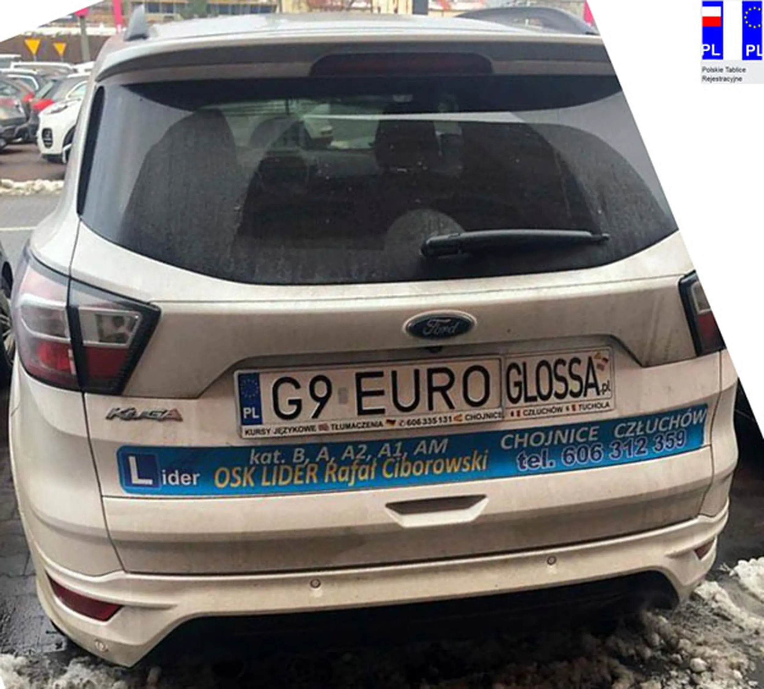 Fajny numer, blacha G9 EURO