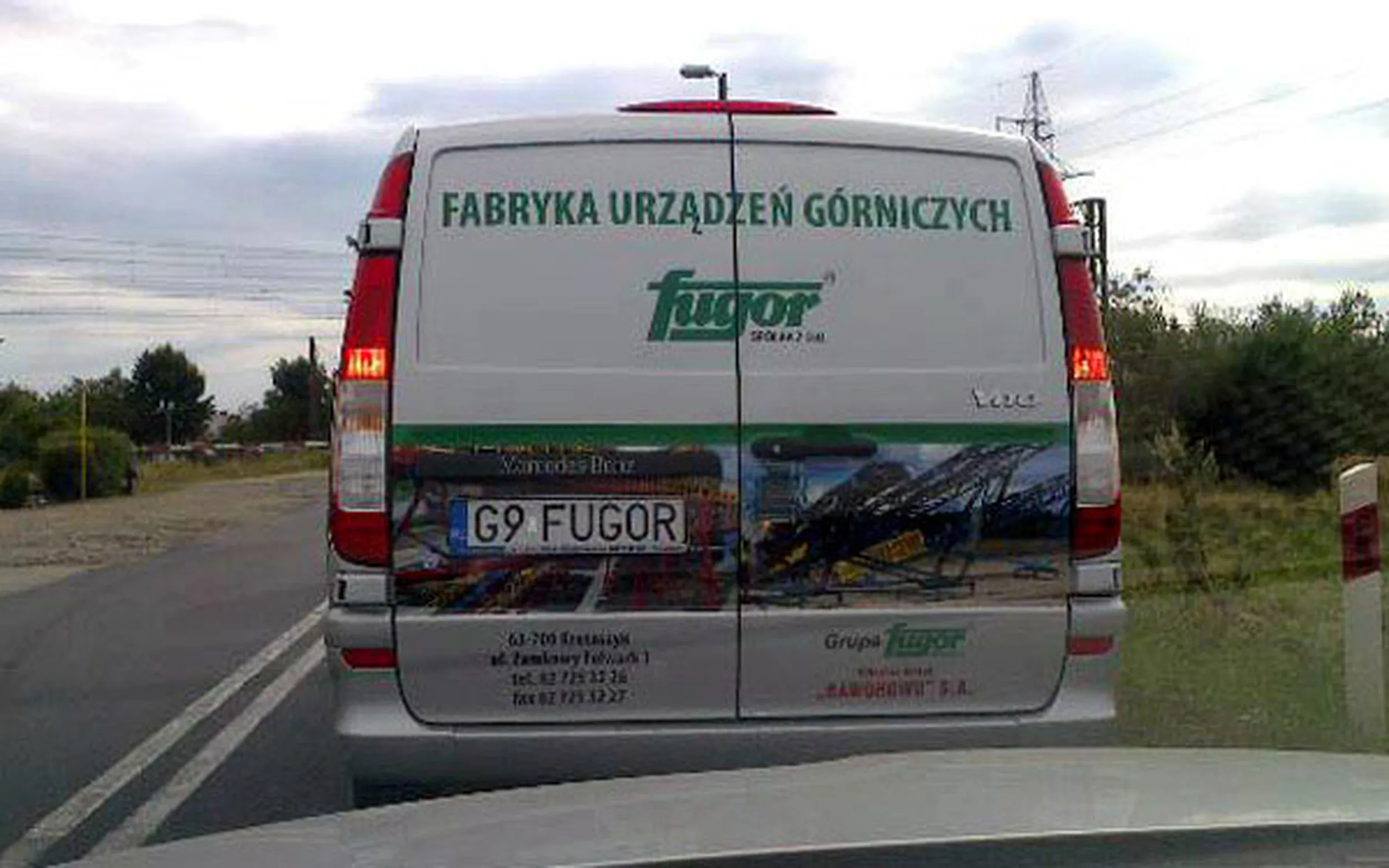 Fajny numer, blacha G9 FUGOR