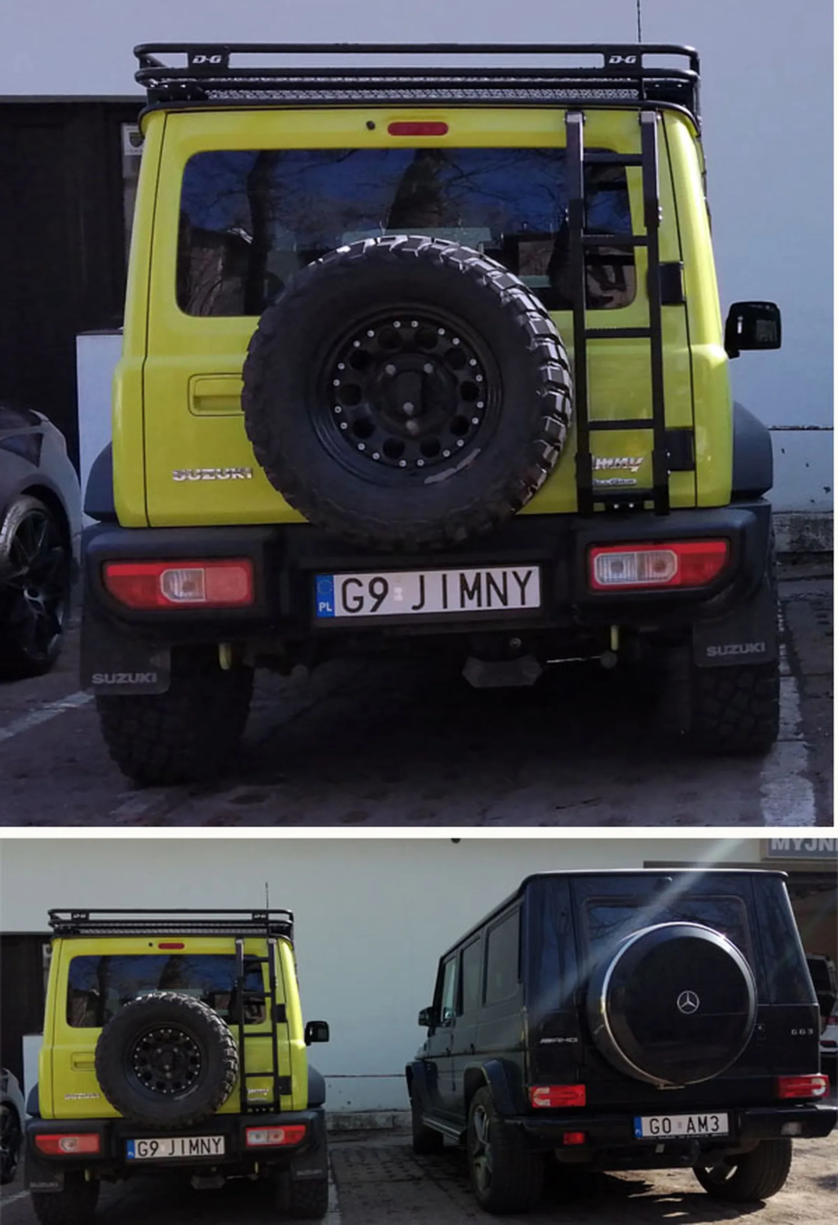 Fajny numer, blacha G9 JIMNY