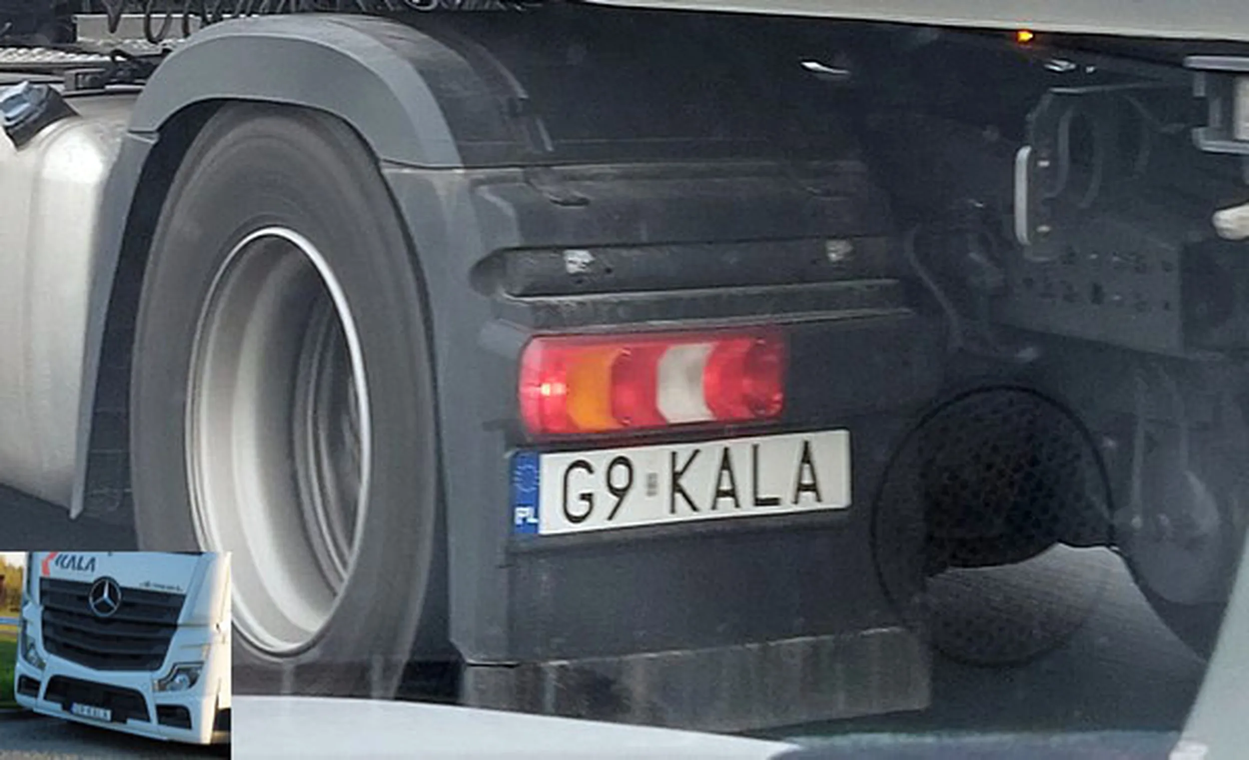 Fajny numer, blacha G9 KALA
