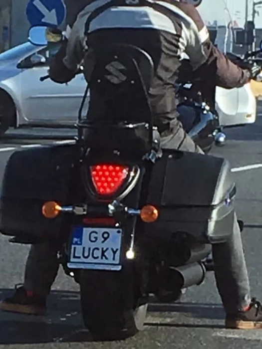 Fajny numer, blacha G9 LUCKY