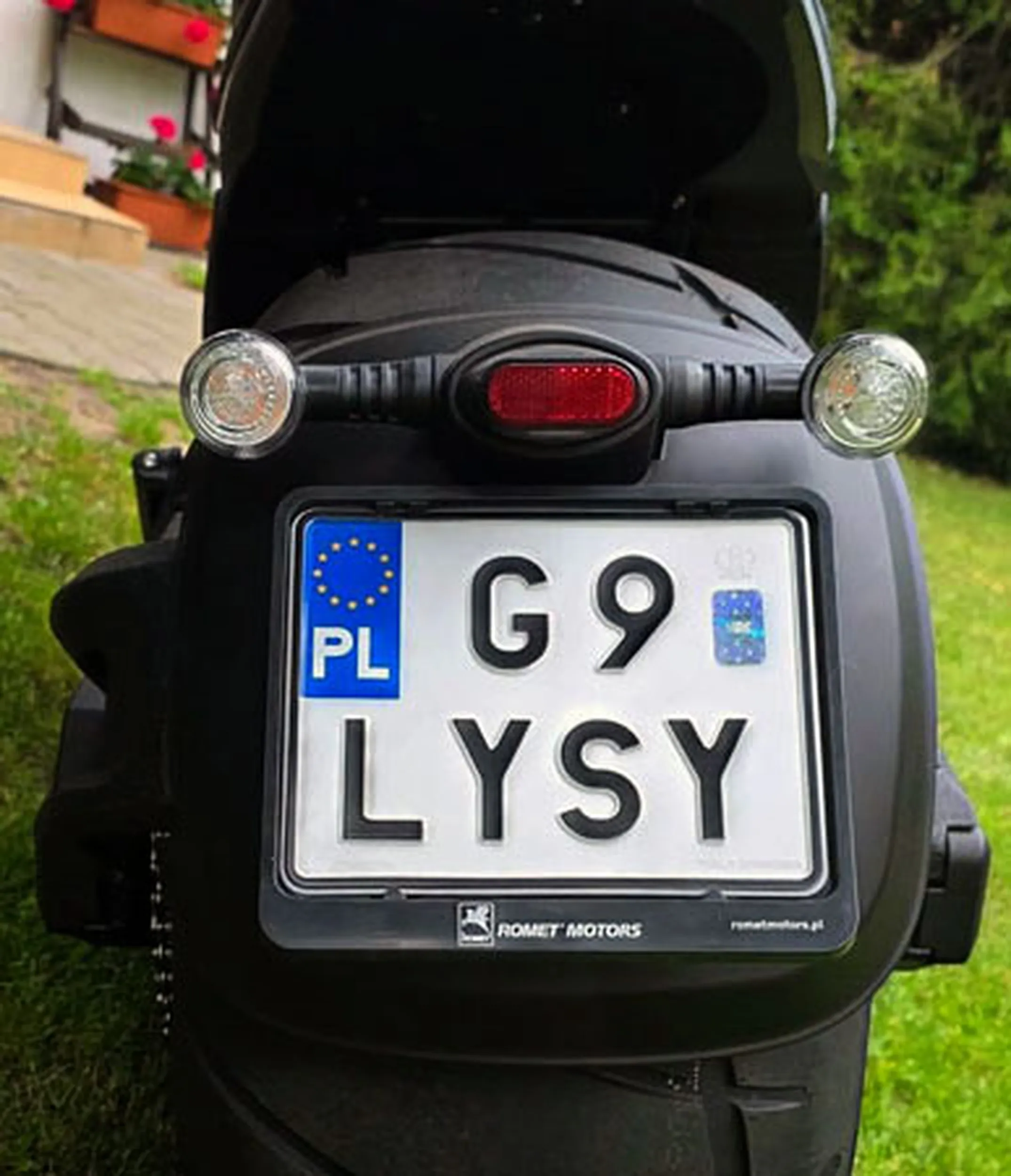 Fajny numer, blacha G9 LYSY