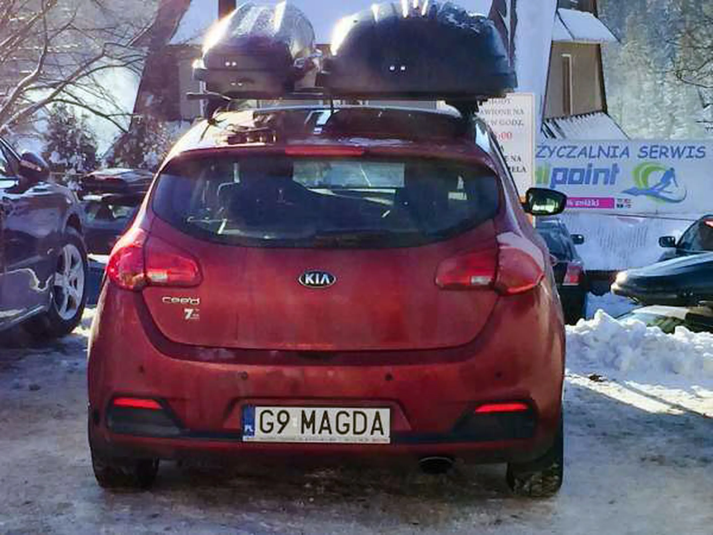 Fajny numer, blacha G9 MAGDA