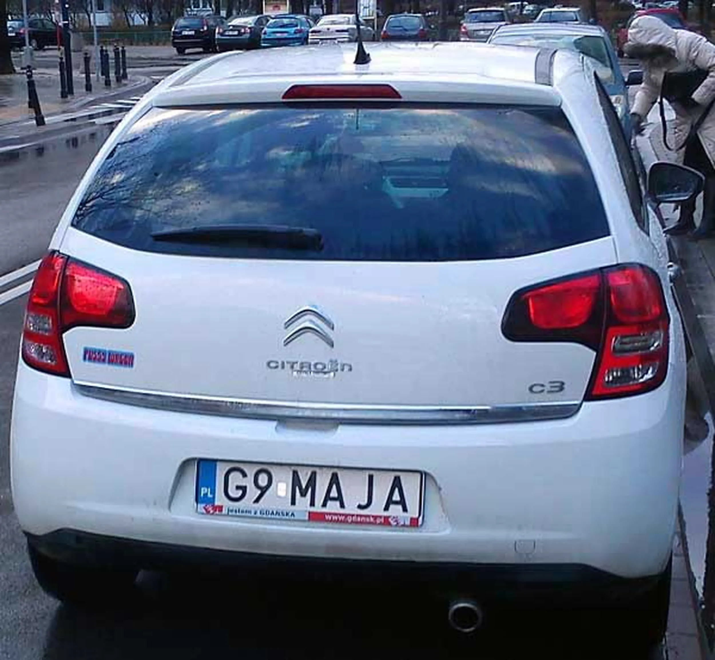 Fajny numer, blacha G9 MAJA