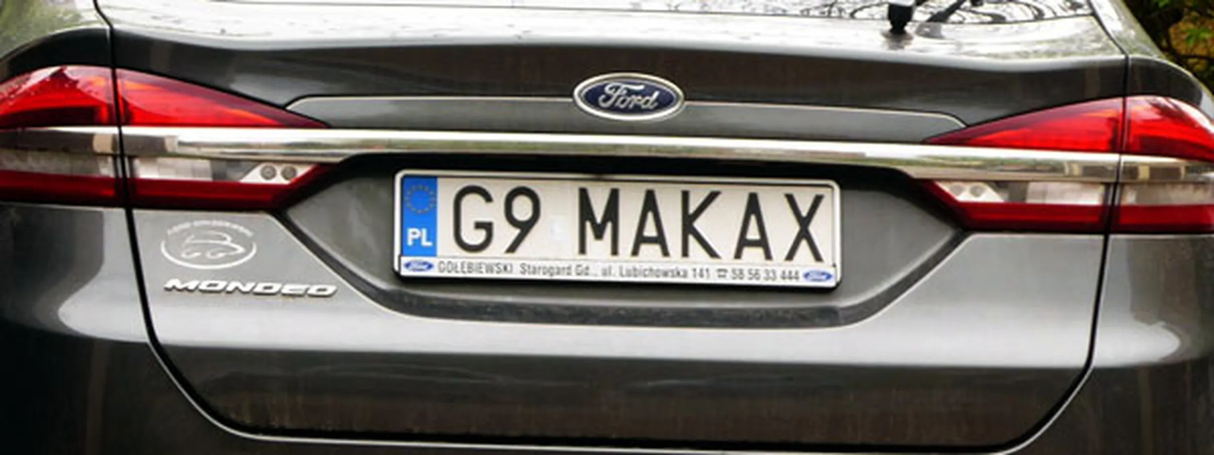 Fajny numer, blacha G9 MAKAX