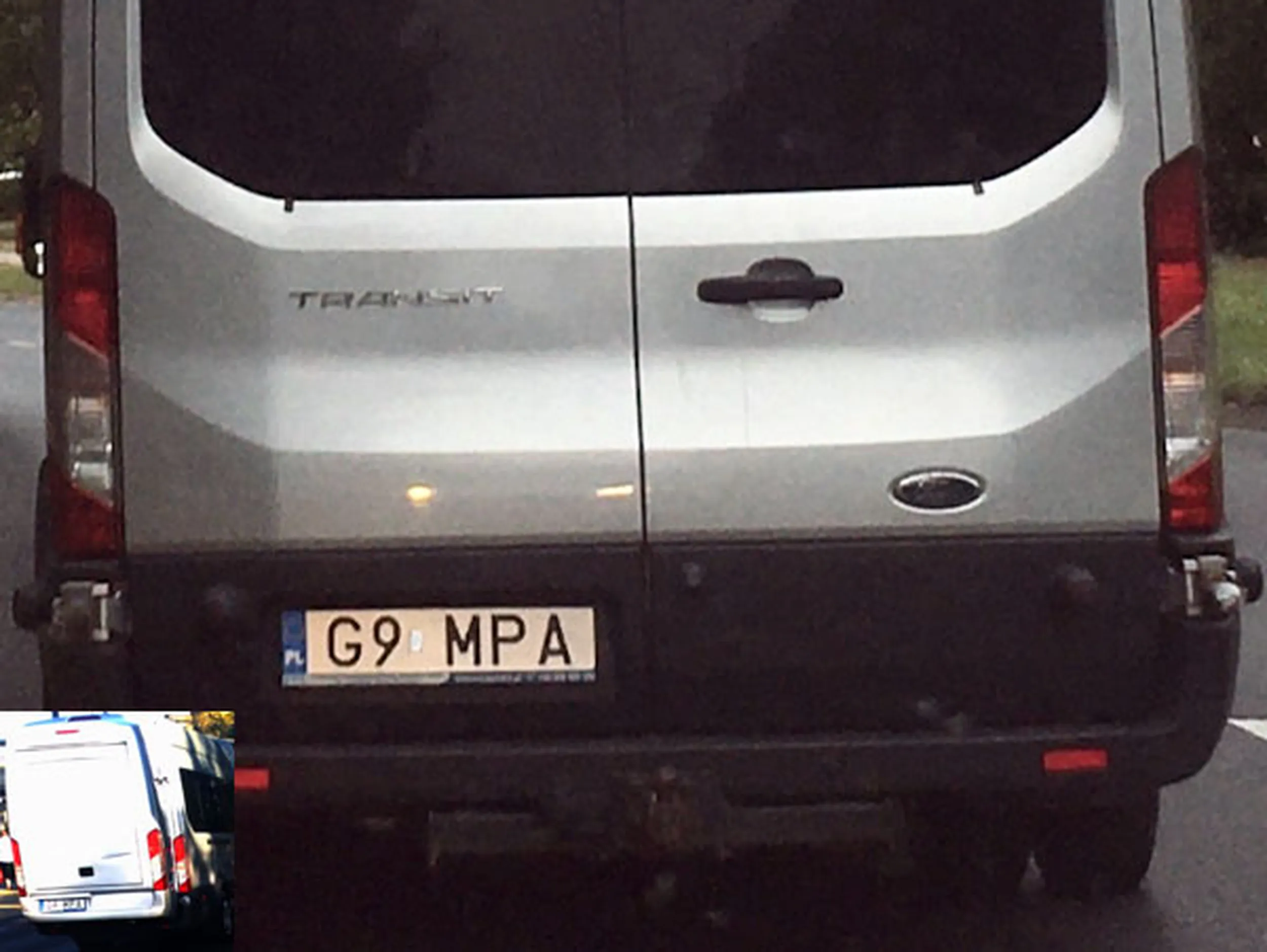 Fajny numer, blacha G9 MPA