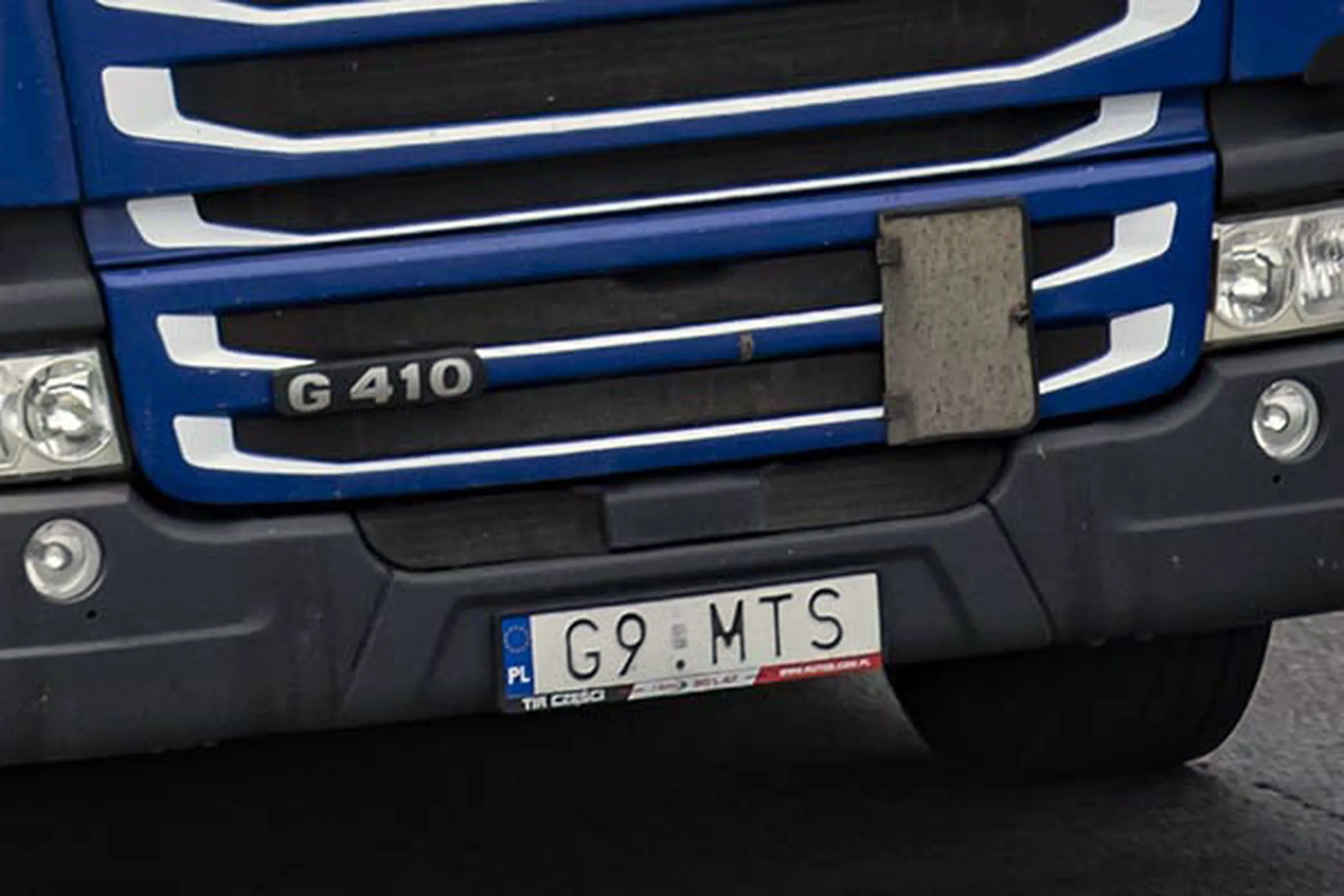 Fajny numer, blacha G9 MTS