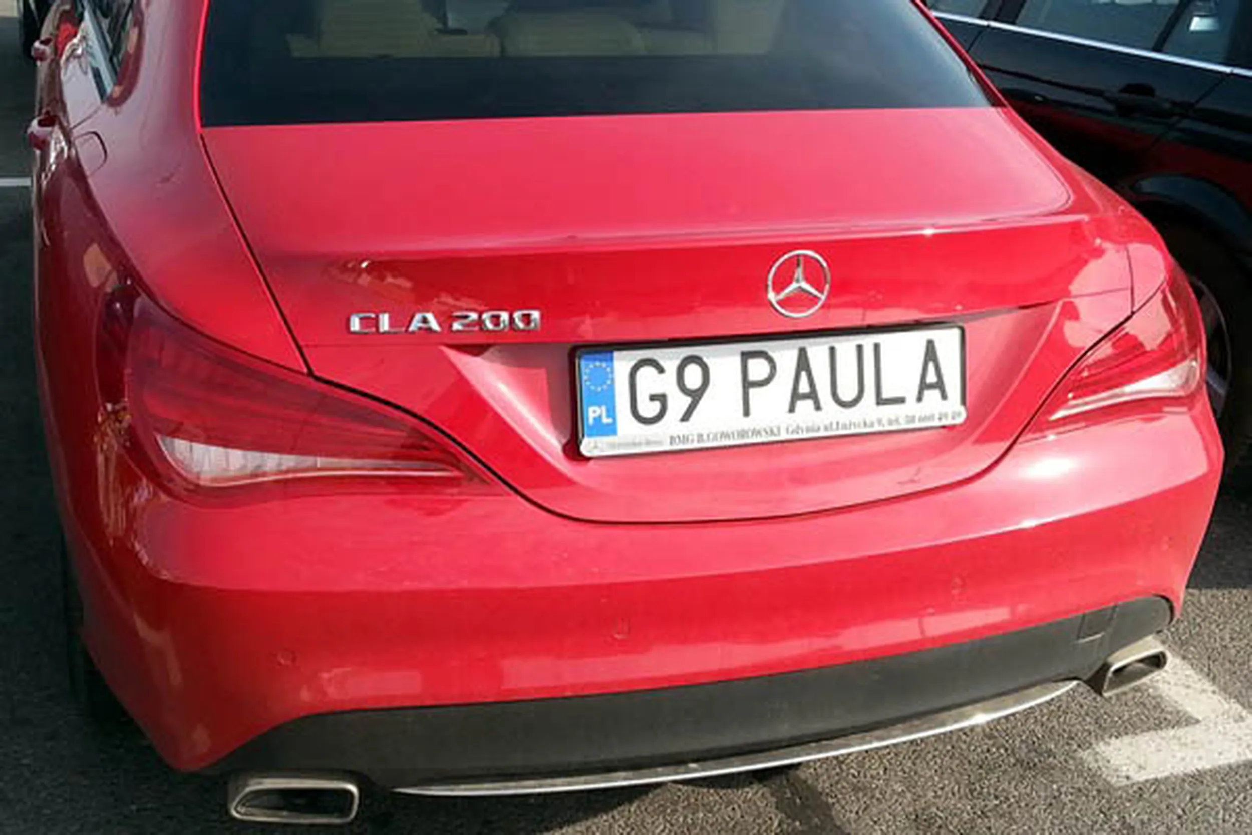 Fajny numer, blacha G9 PAULA