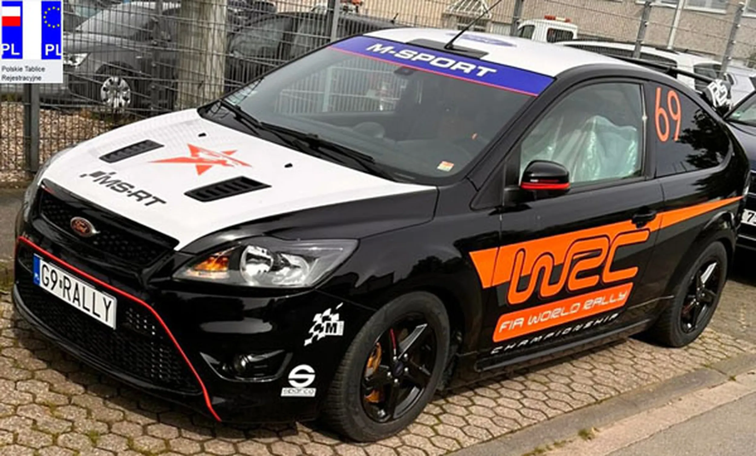 Fajny numer, blacha G9 RALLY