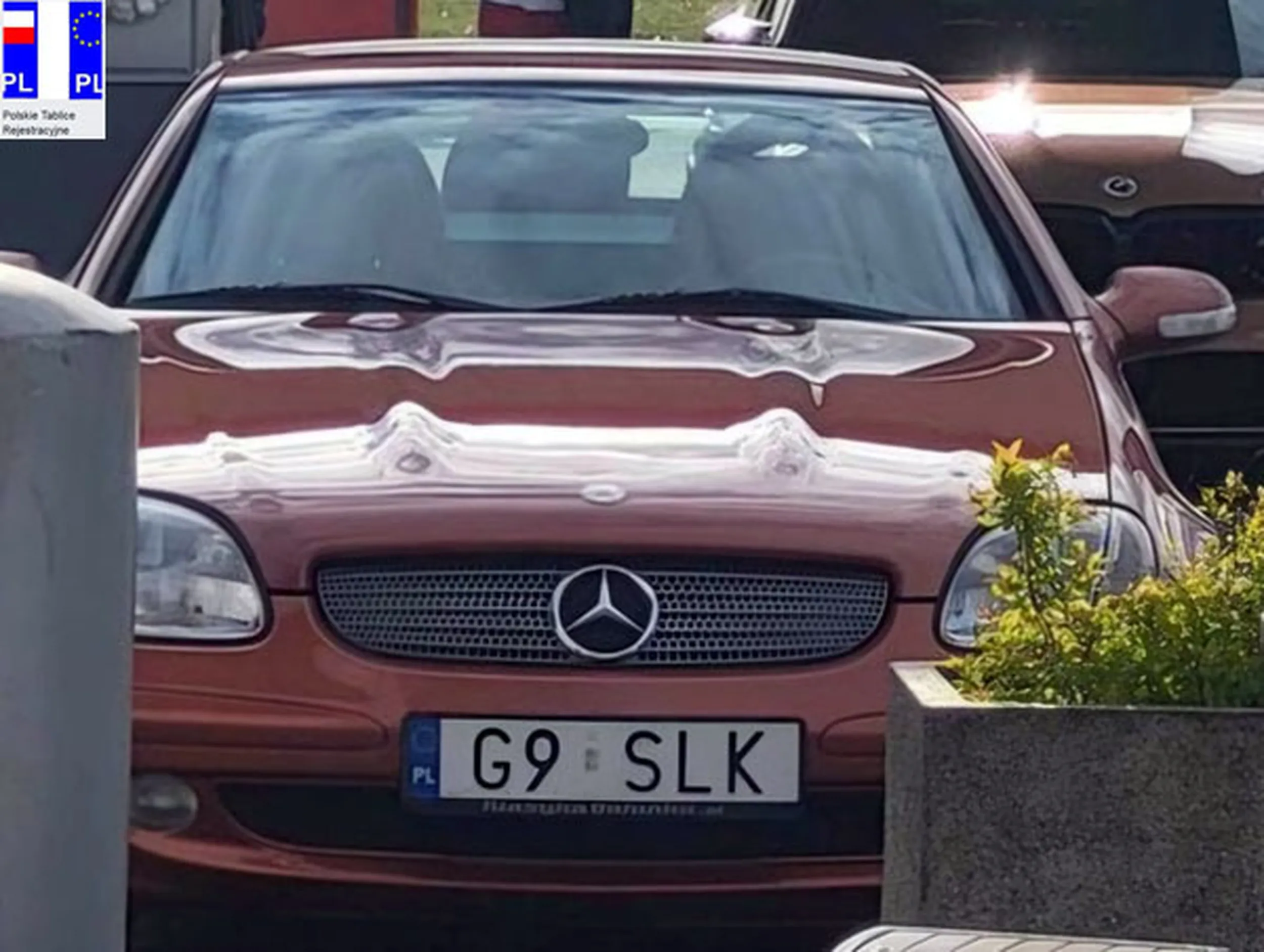 Fajny numer, blacha G9 SLK