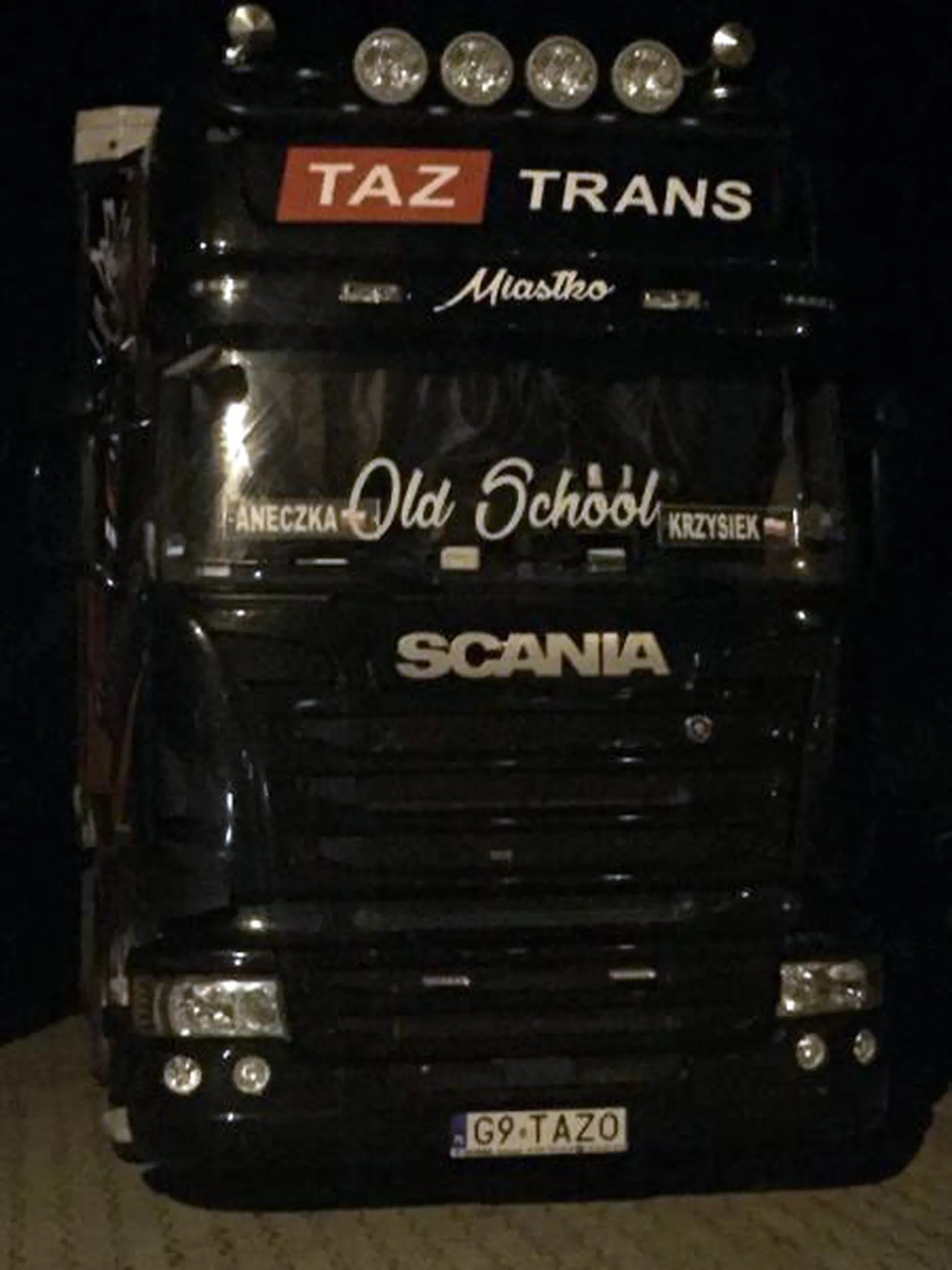 Fajny numer, blacha G9 TAZO