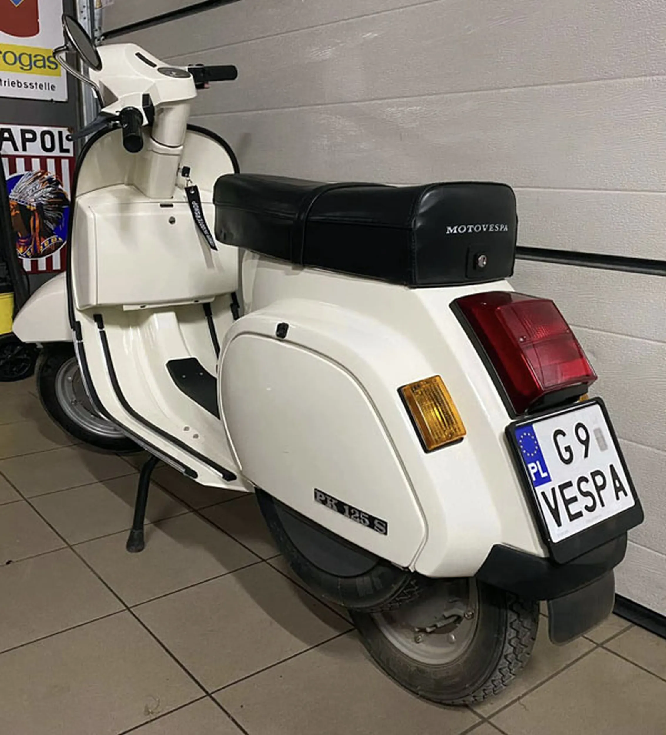 Fajny numer, blacha G9 VESPA