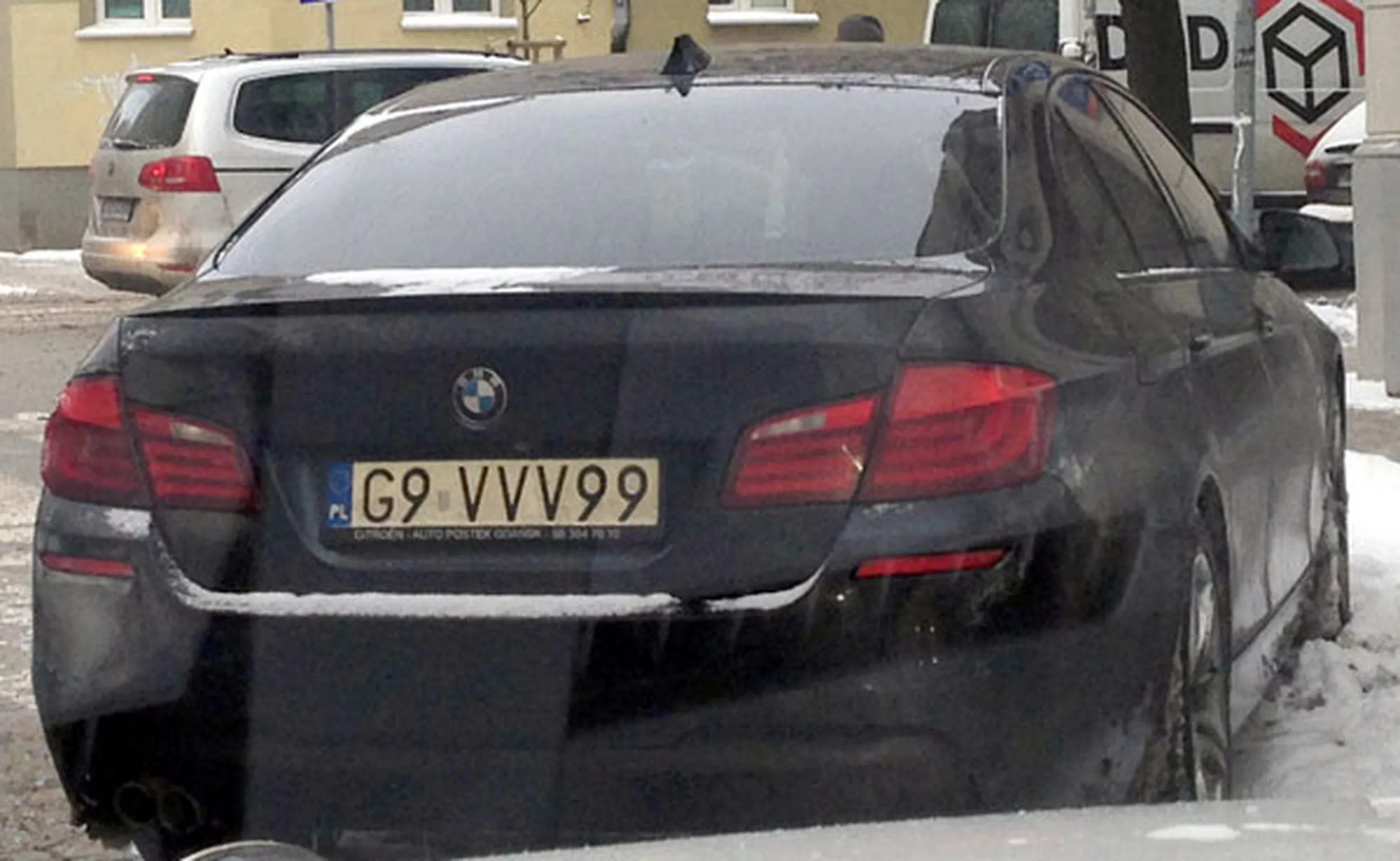 Fajny numer, blacha G9 VVV99