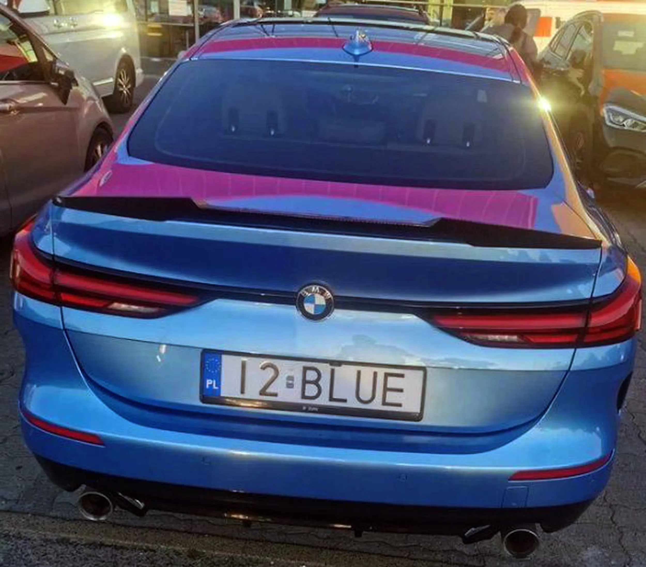 Fajny numer, blacha I2 BLUE