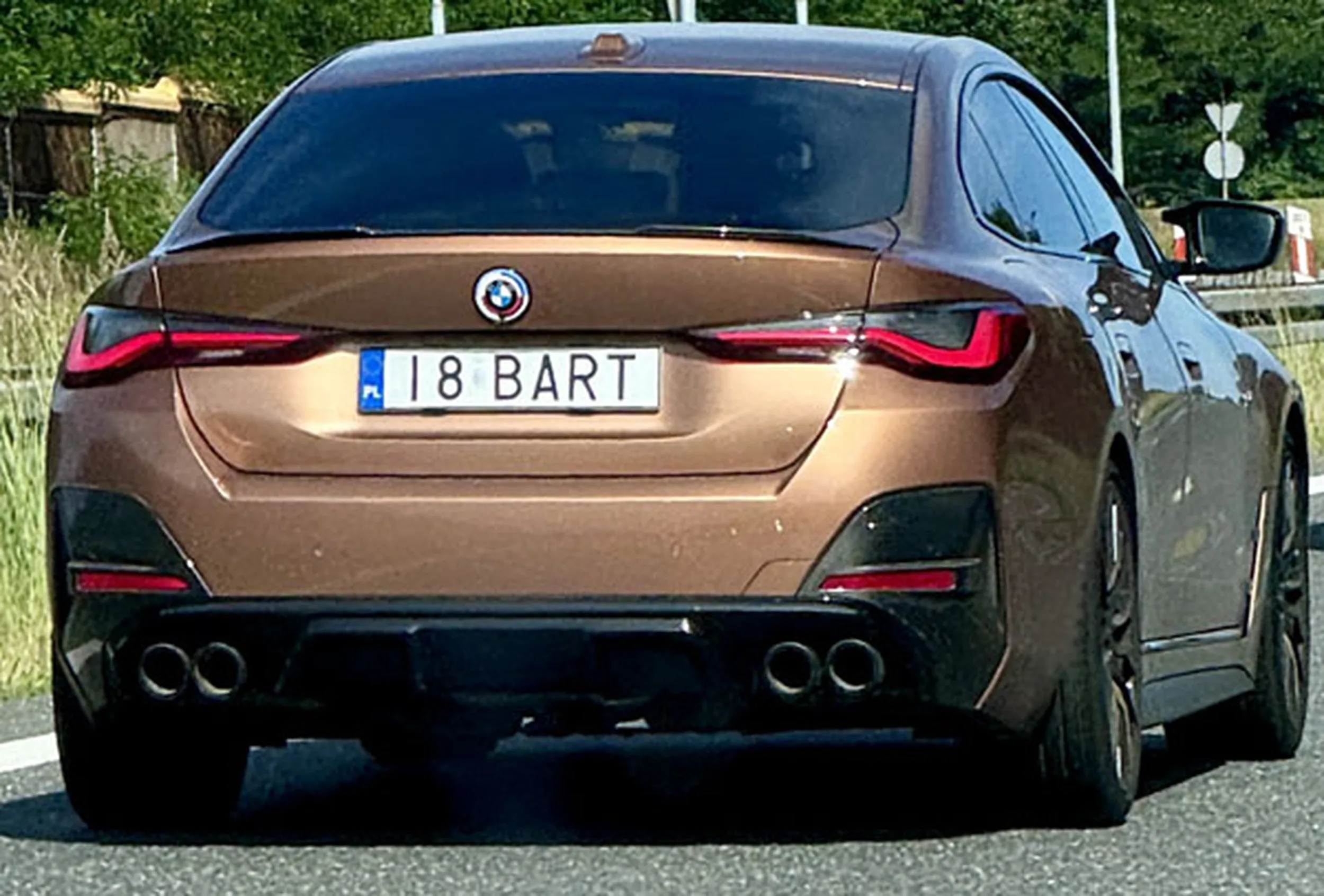 Fajny numer, blacha I8 BART