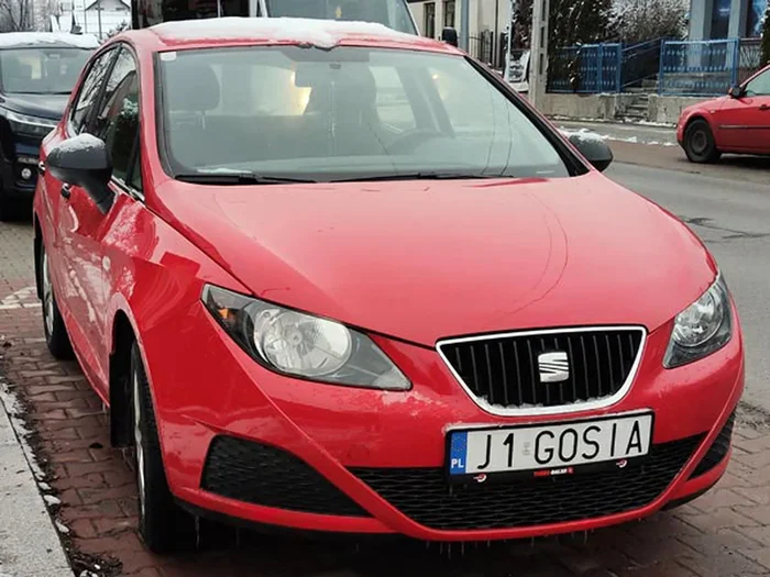 Fajny numer, blacha J1 GOSIA