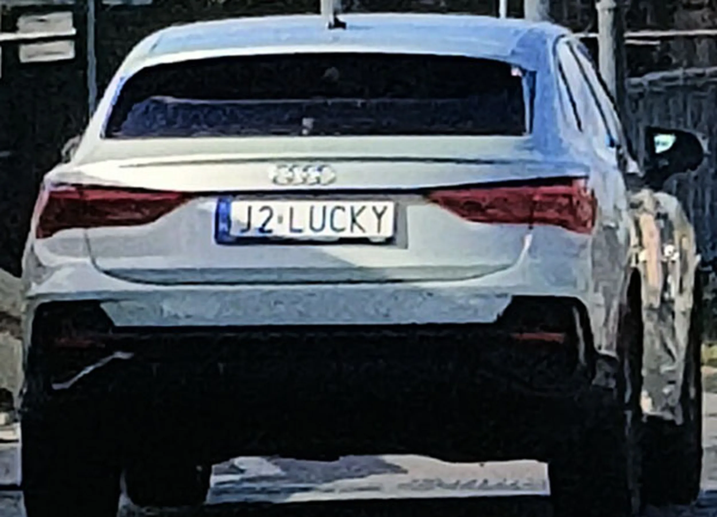 Fajny numer, blacha J2 LUCKY