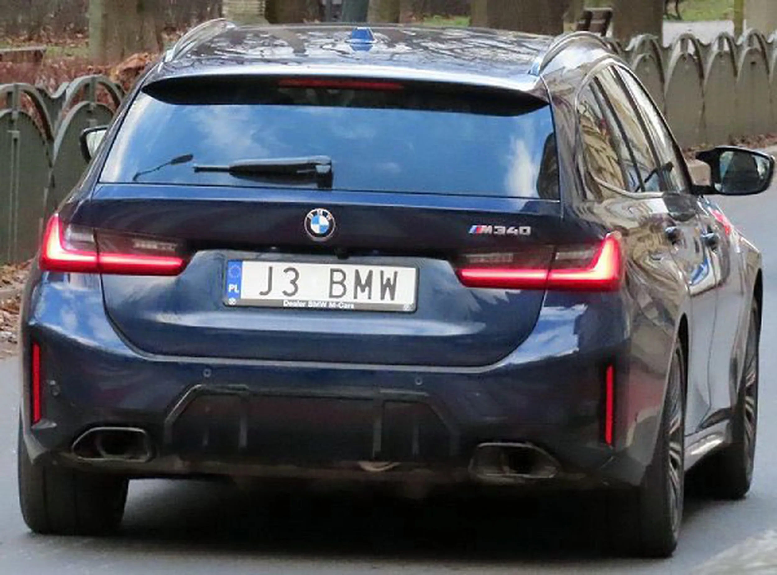 Fajny numer, blacha J3 BMW