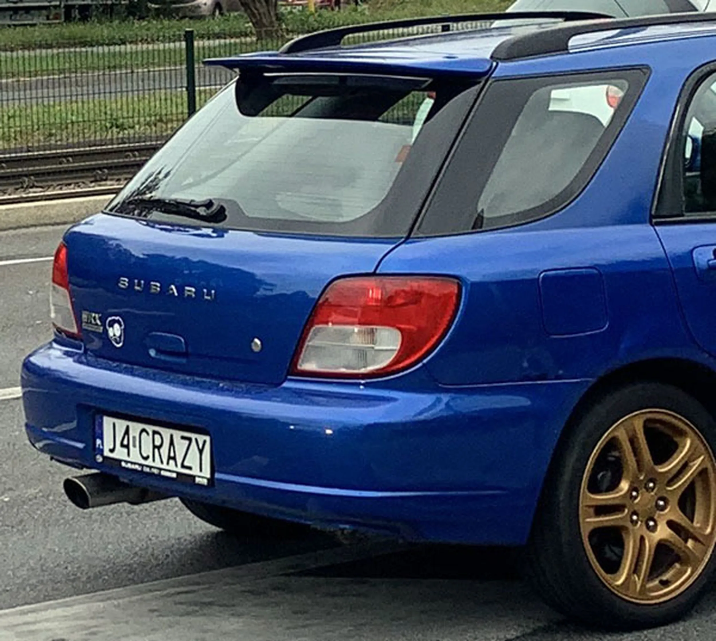 Fajny numer, blacha J4 CRAZY