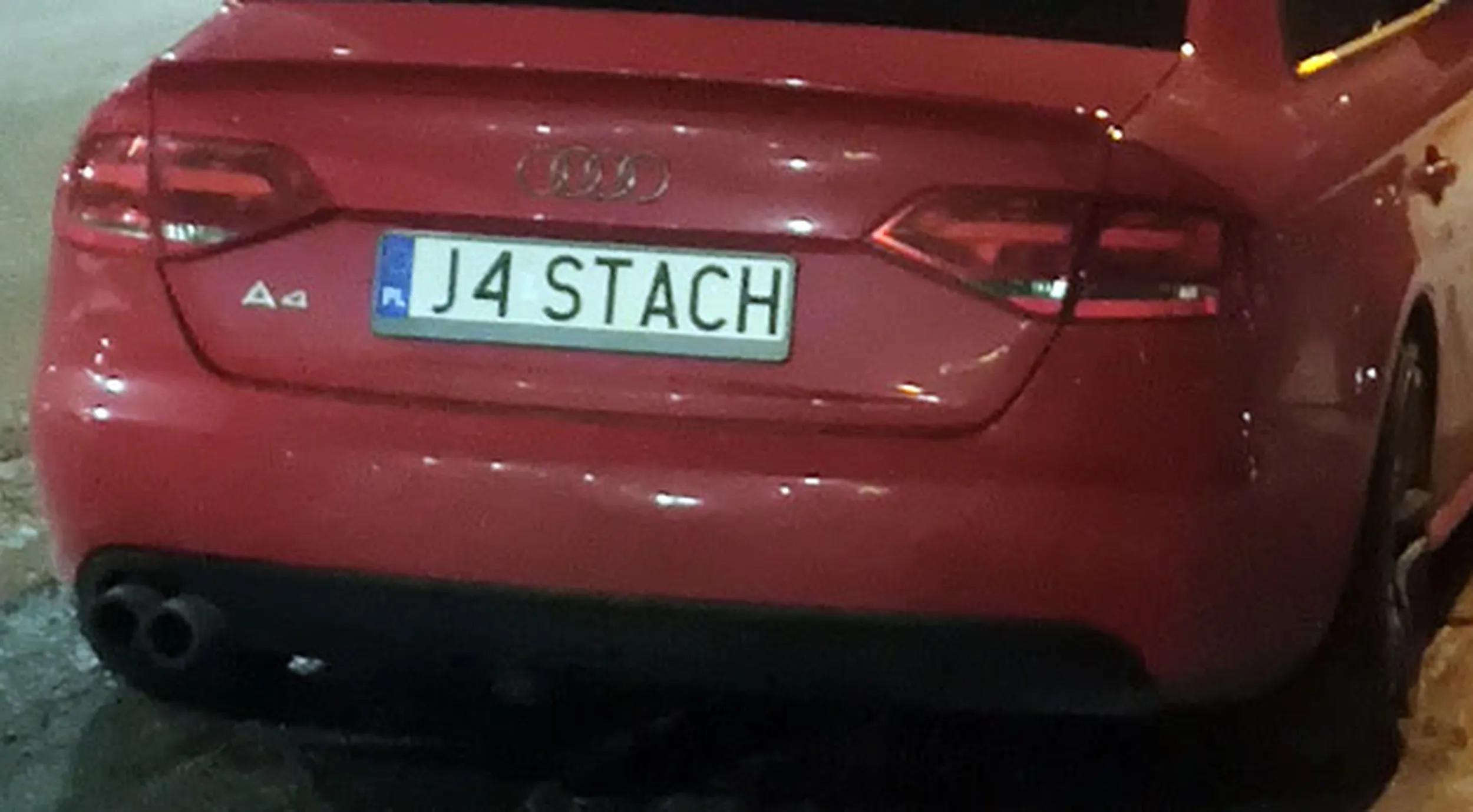 Fajny numer, blacha J4 STACH