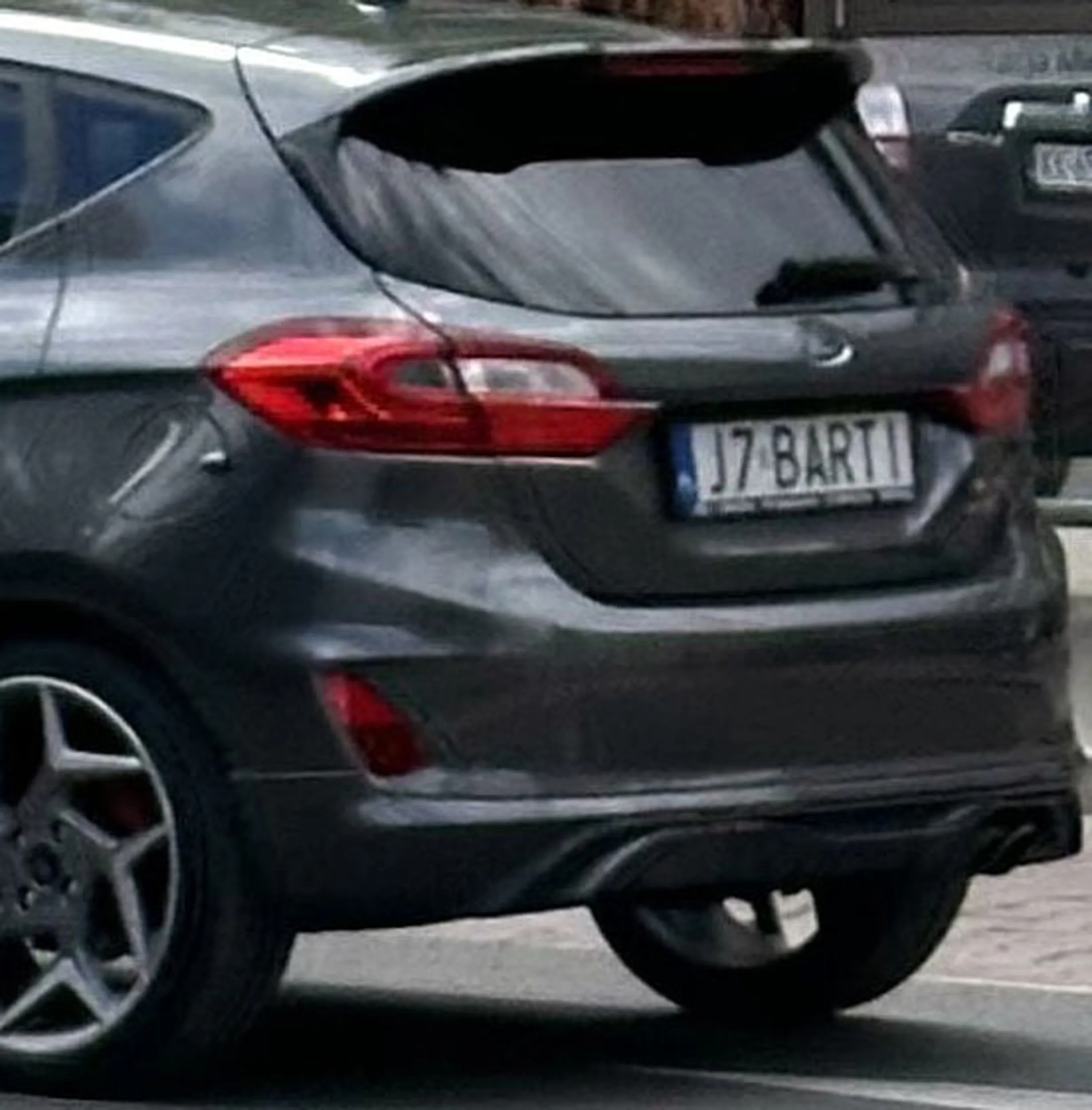 Fajny numer, blacha J7 BARTI