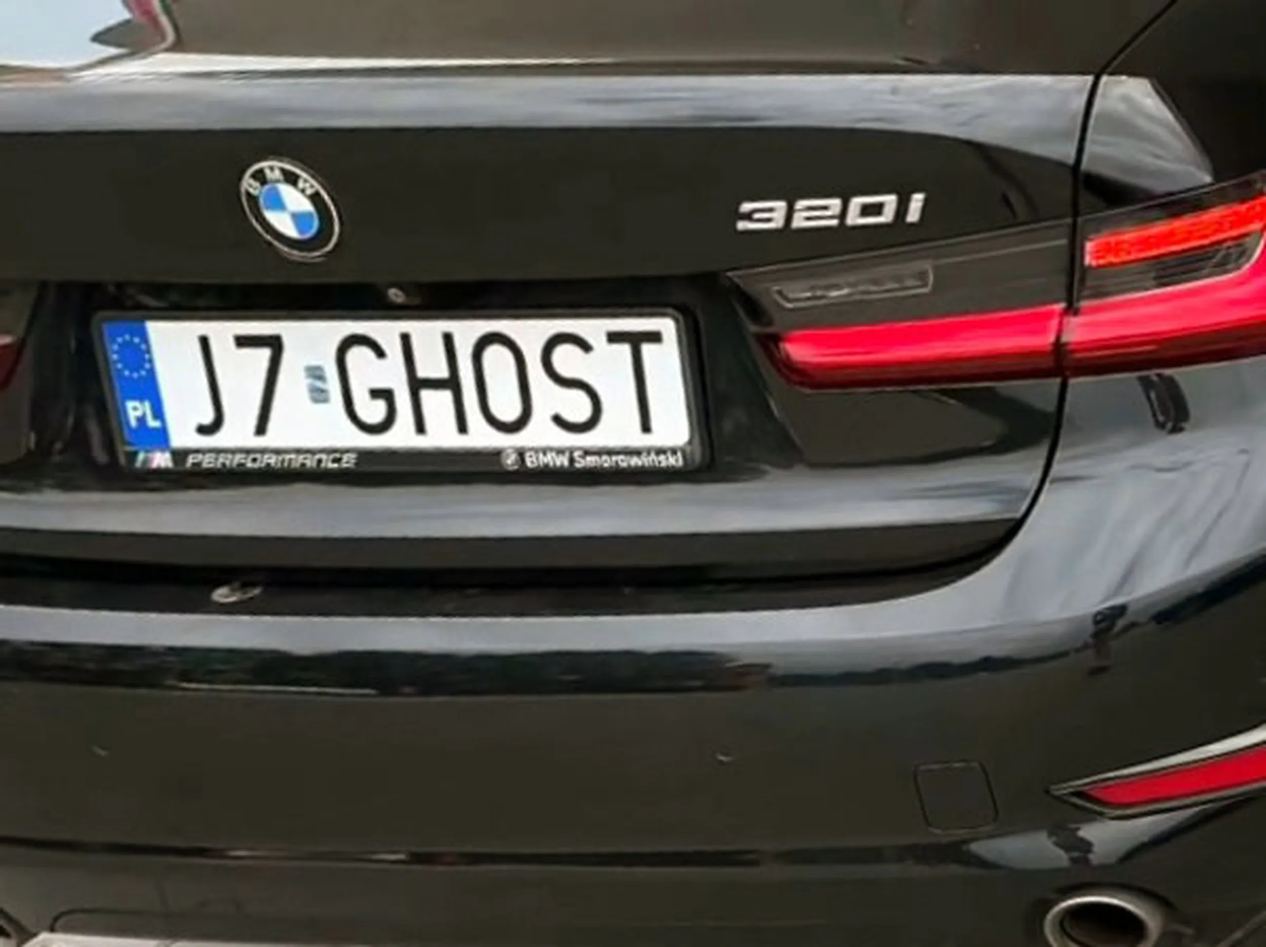 Fajny numer, blacha J7 GHOST
