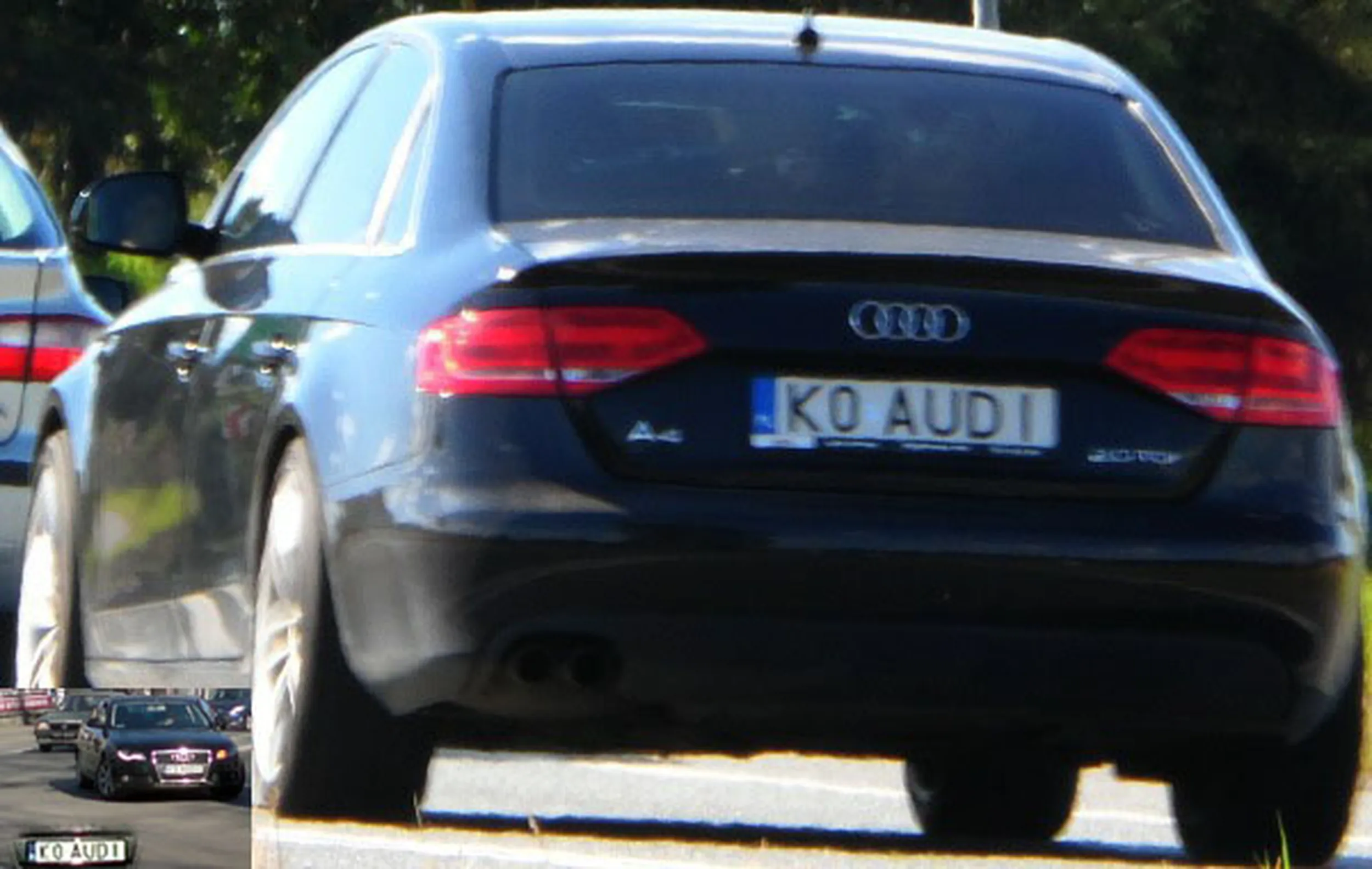 Fajny numer, blacha K0 AUDI