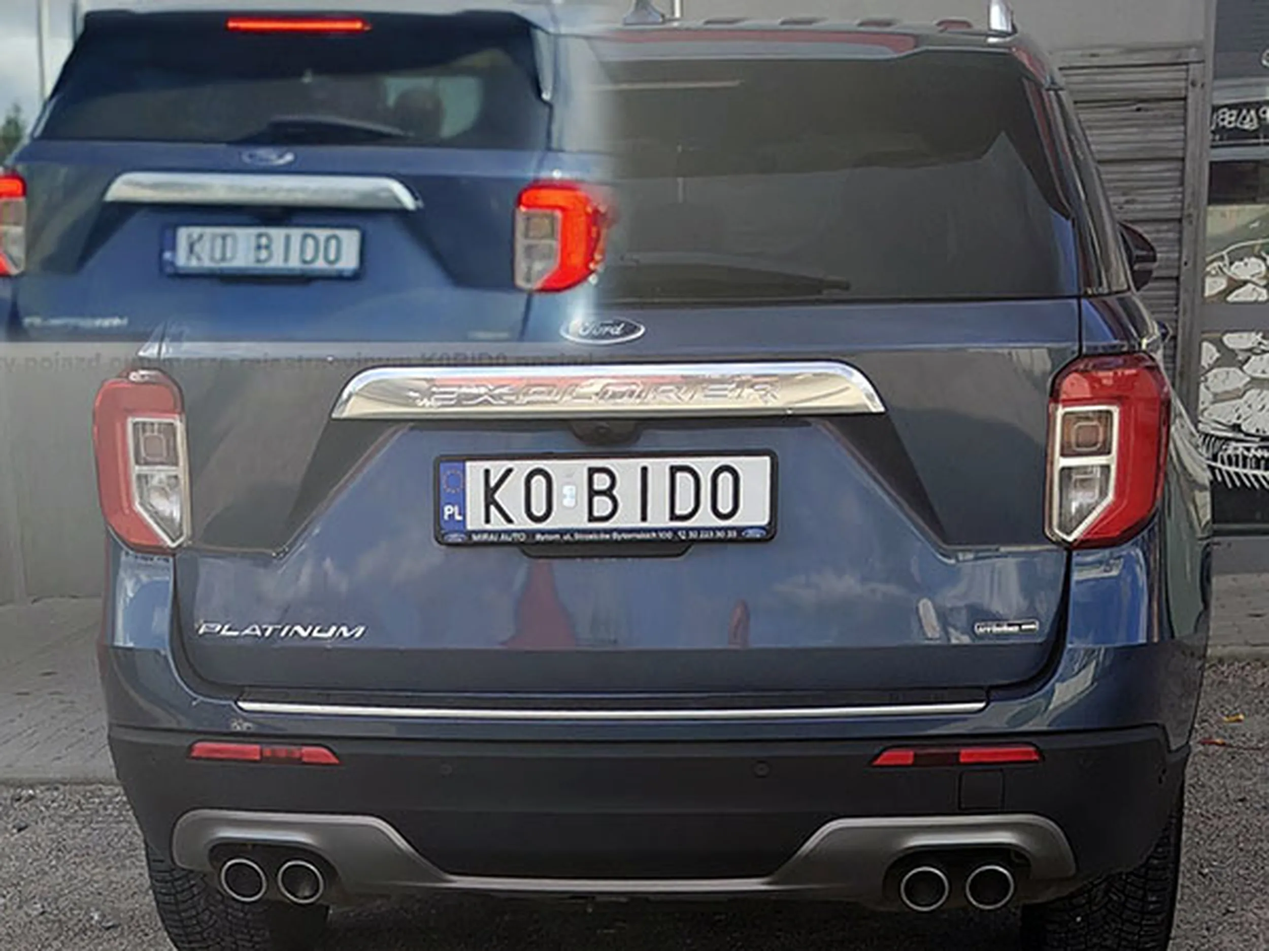 Fajny numer, blacha K0 BID0