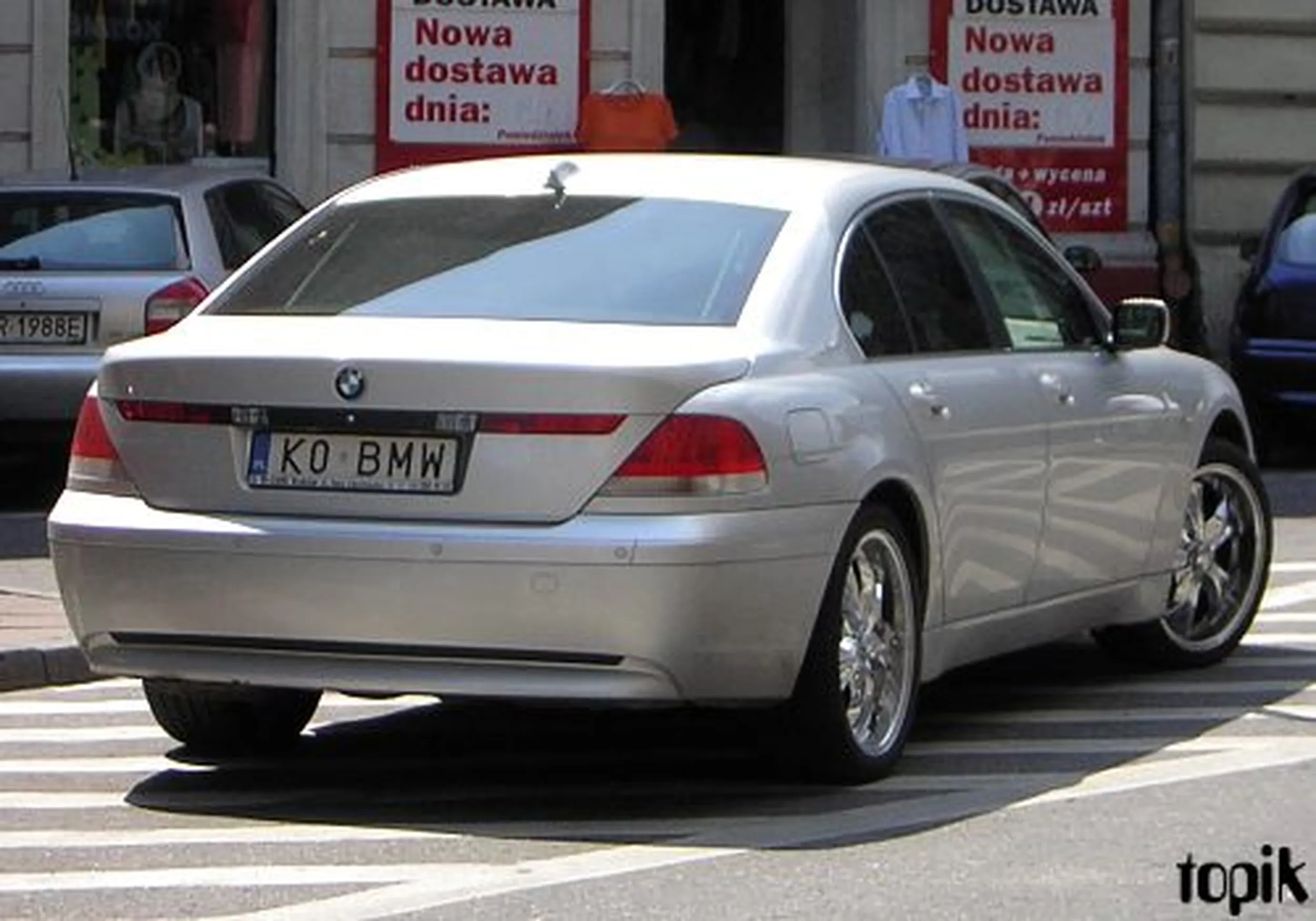 Fajny numer, blacha K0 BMW