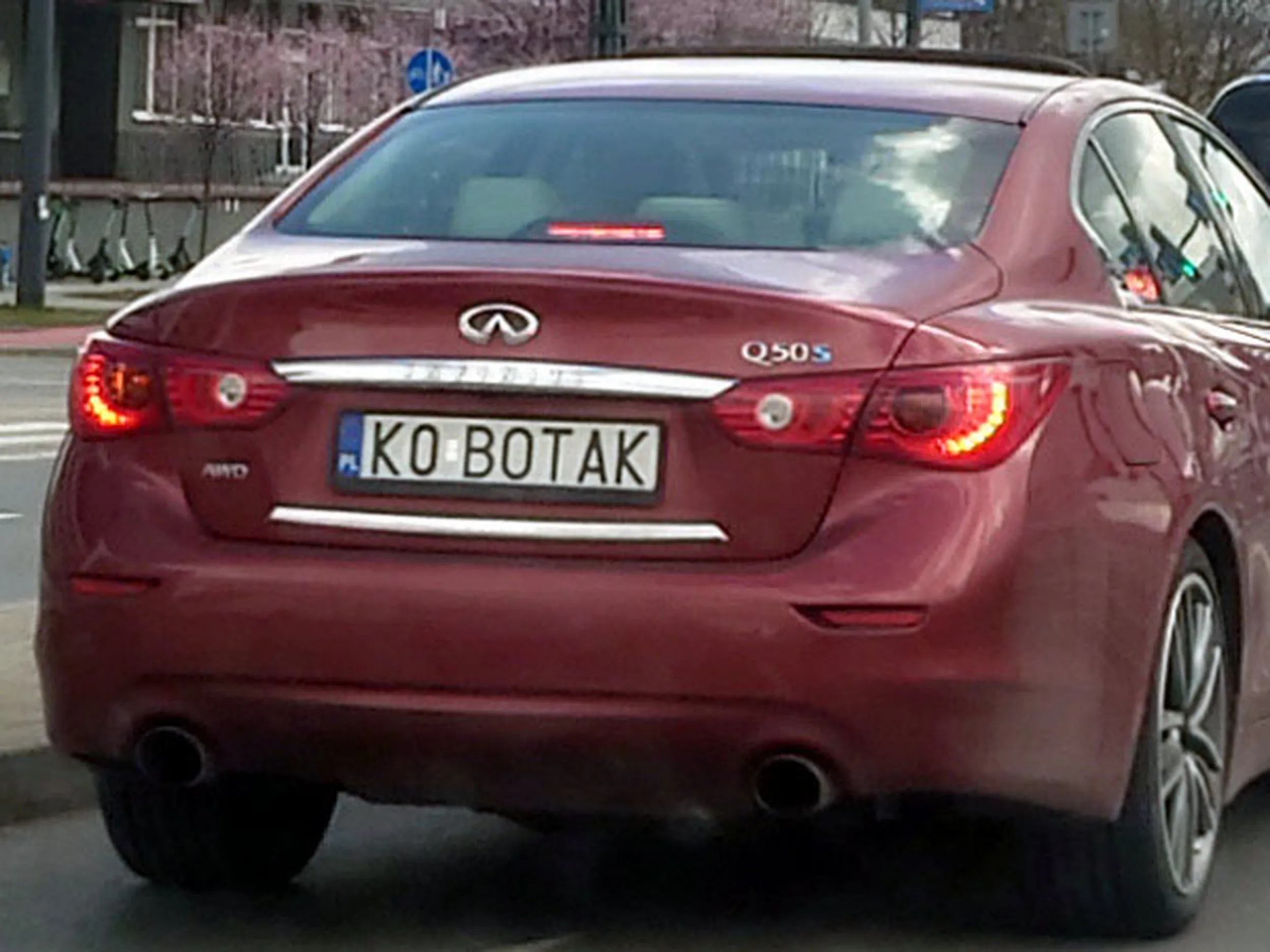 Fajny numer, blacha K0 BOTAK