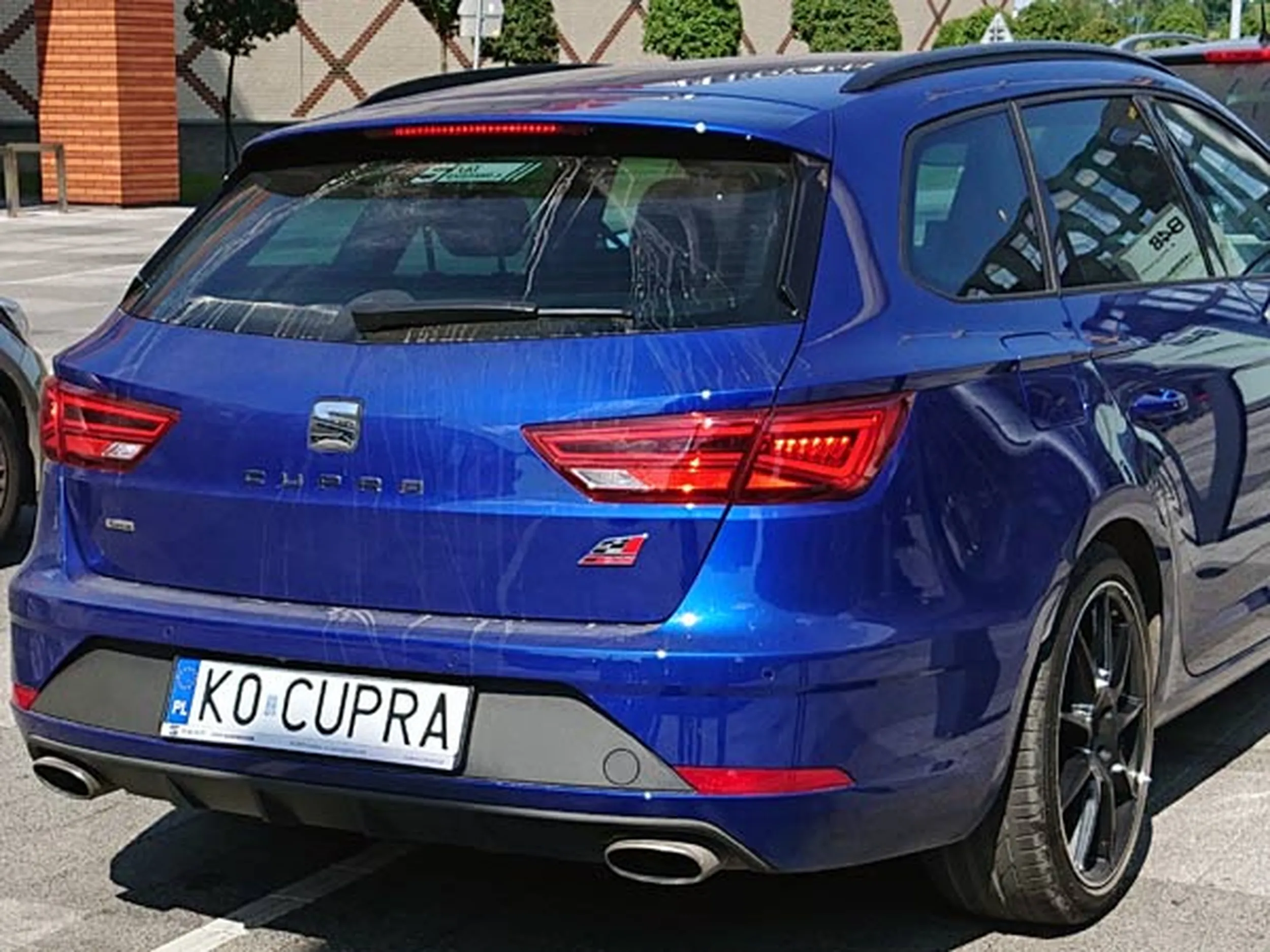 Fajny numer, blacha K0 CUPRA