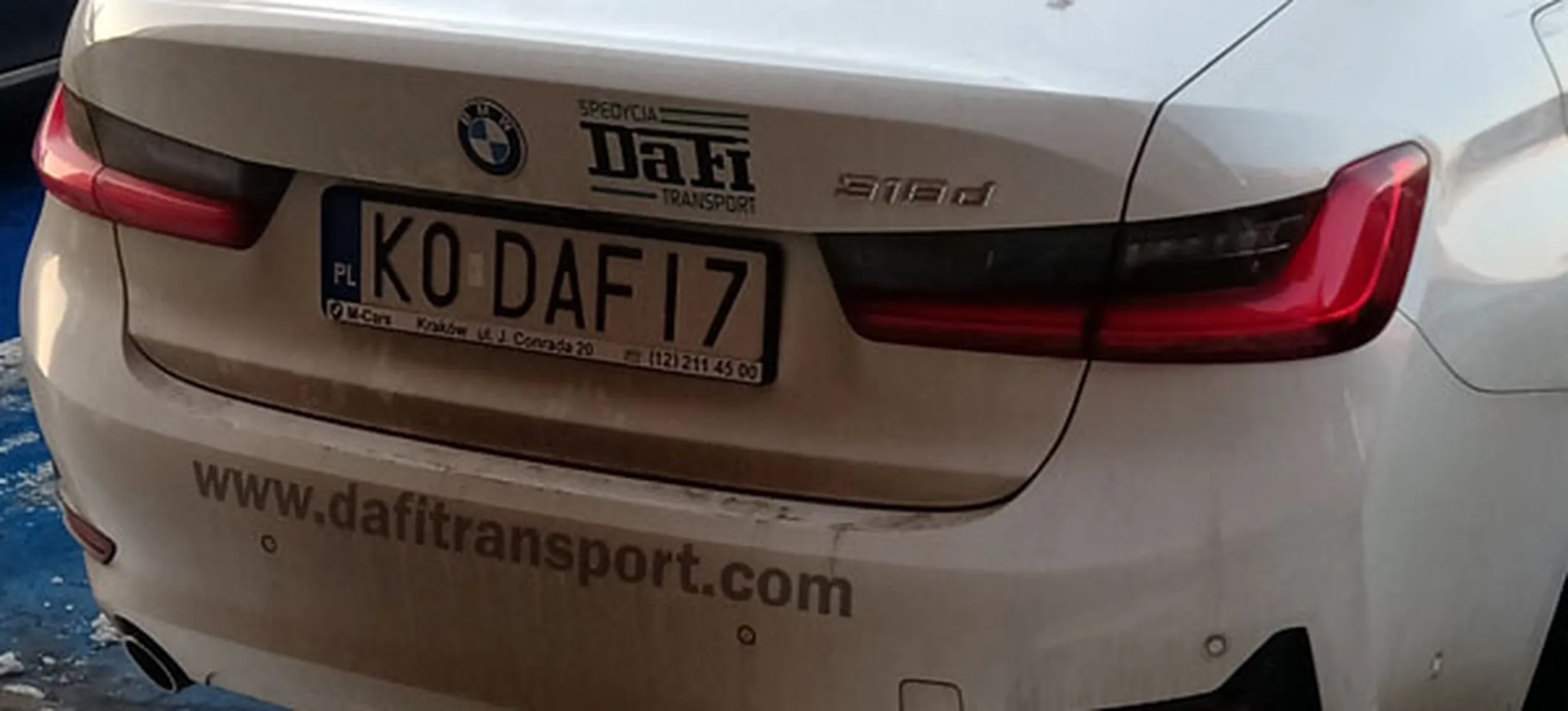 Fajny numer, blacha K0 DAFI7