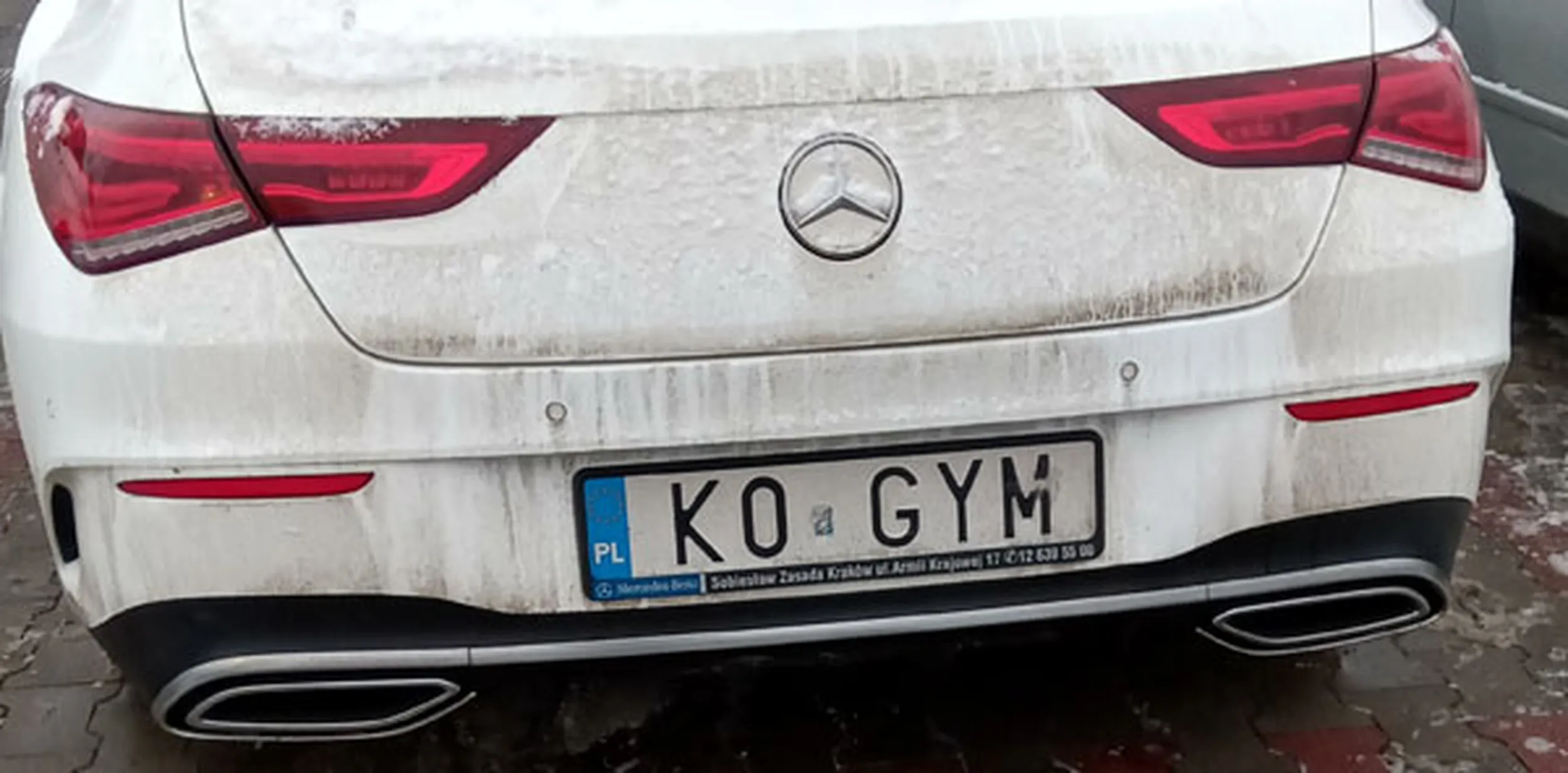 Fajny numer, blacha K0 GYM