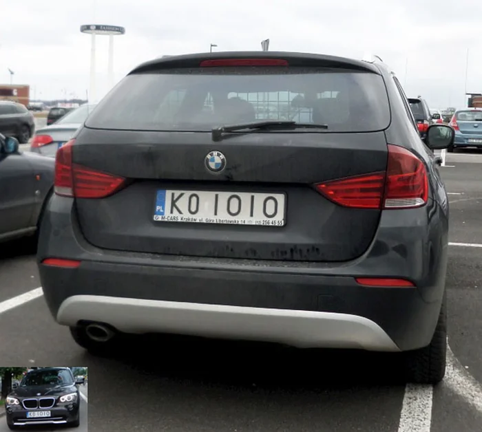 Fajny numer, blacha K0 IOIO