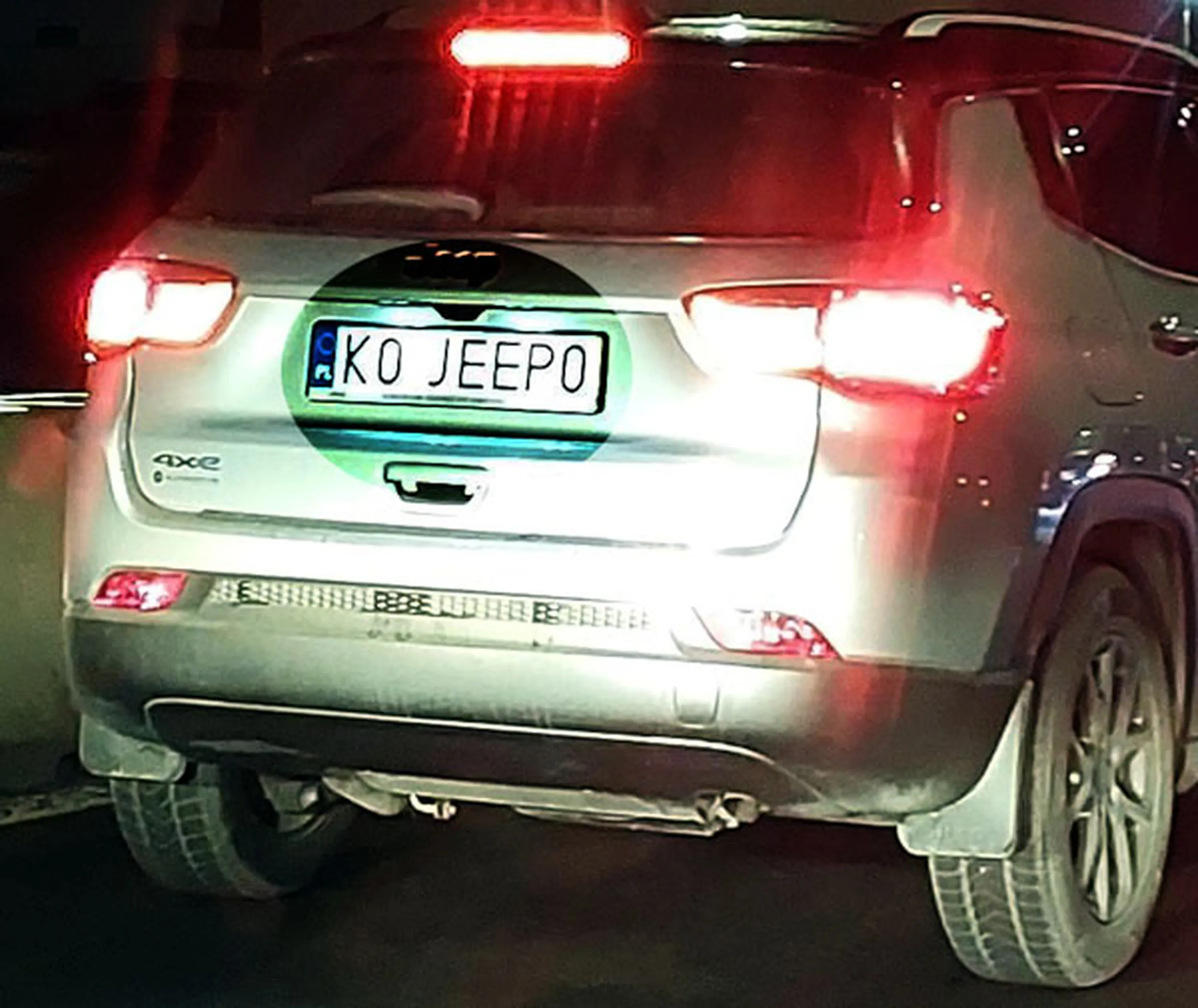 Fajny numer, blacha K0 JEEP0