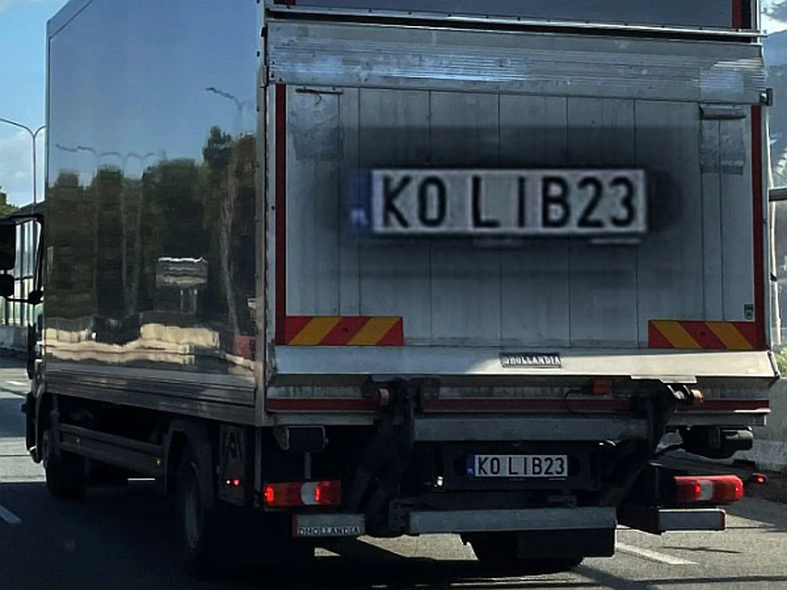 Fajny numer, blacha K0 LIB23