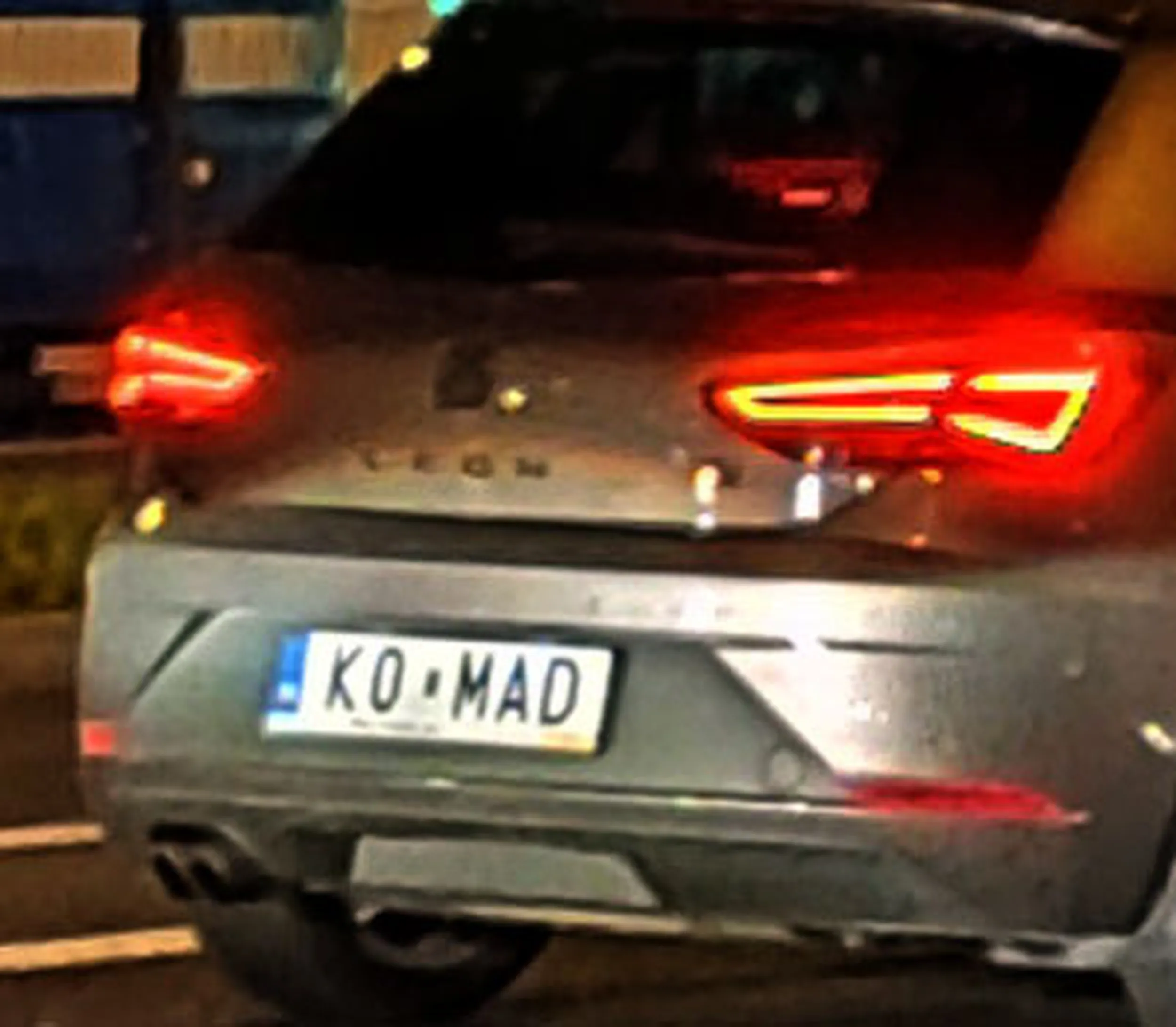 Fajny numer, blacha K0 MAD