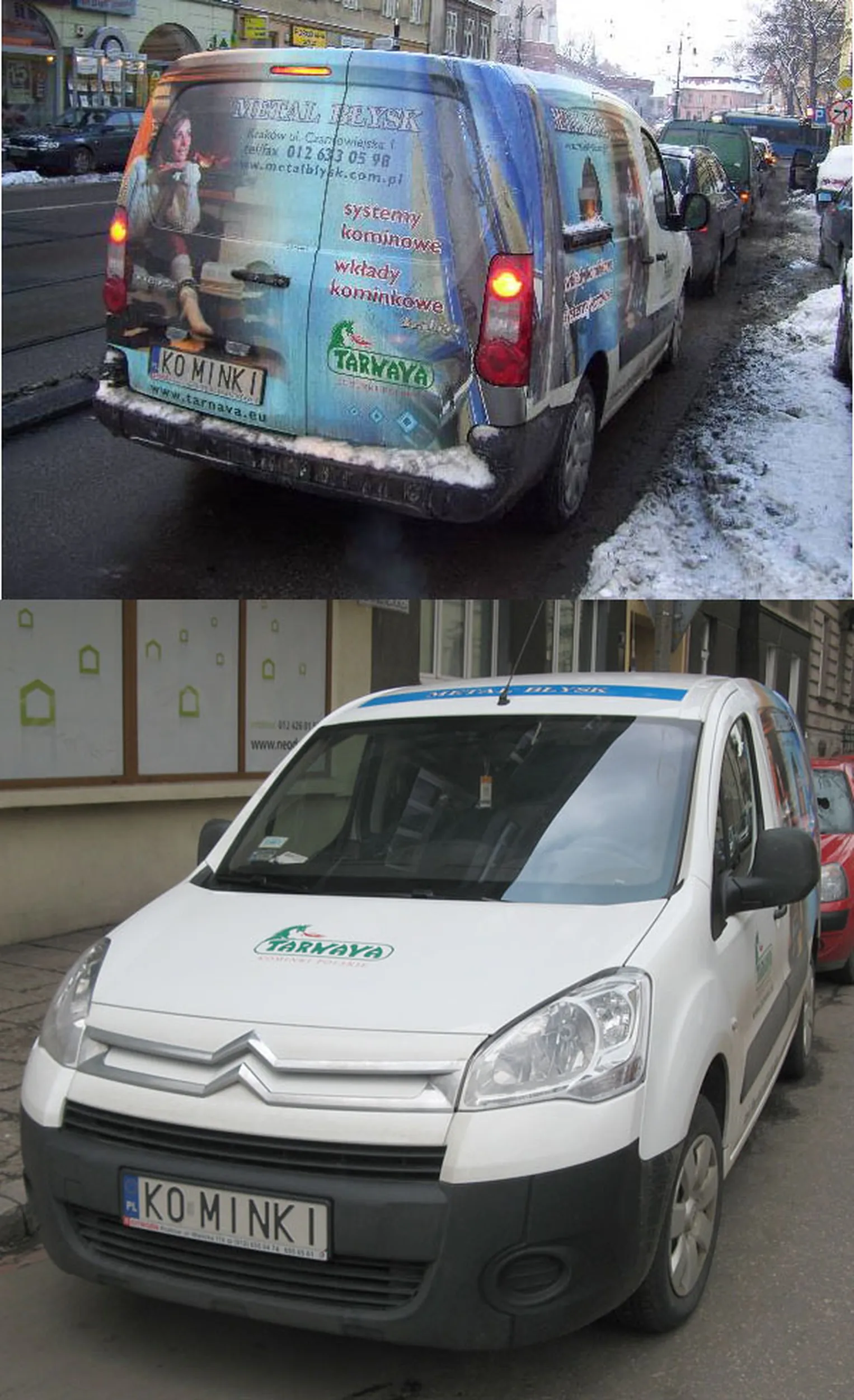 Fajny numer, blacha K0 MINKI