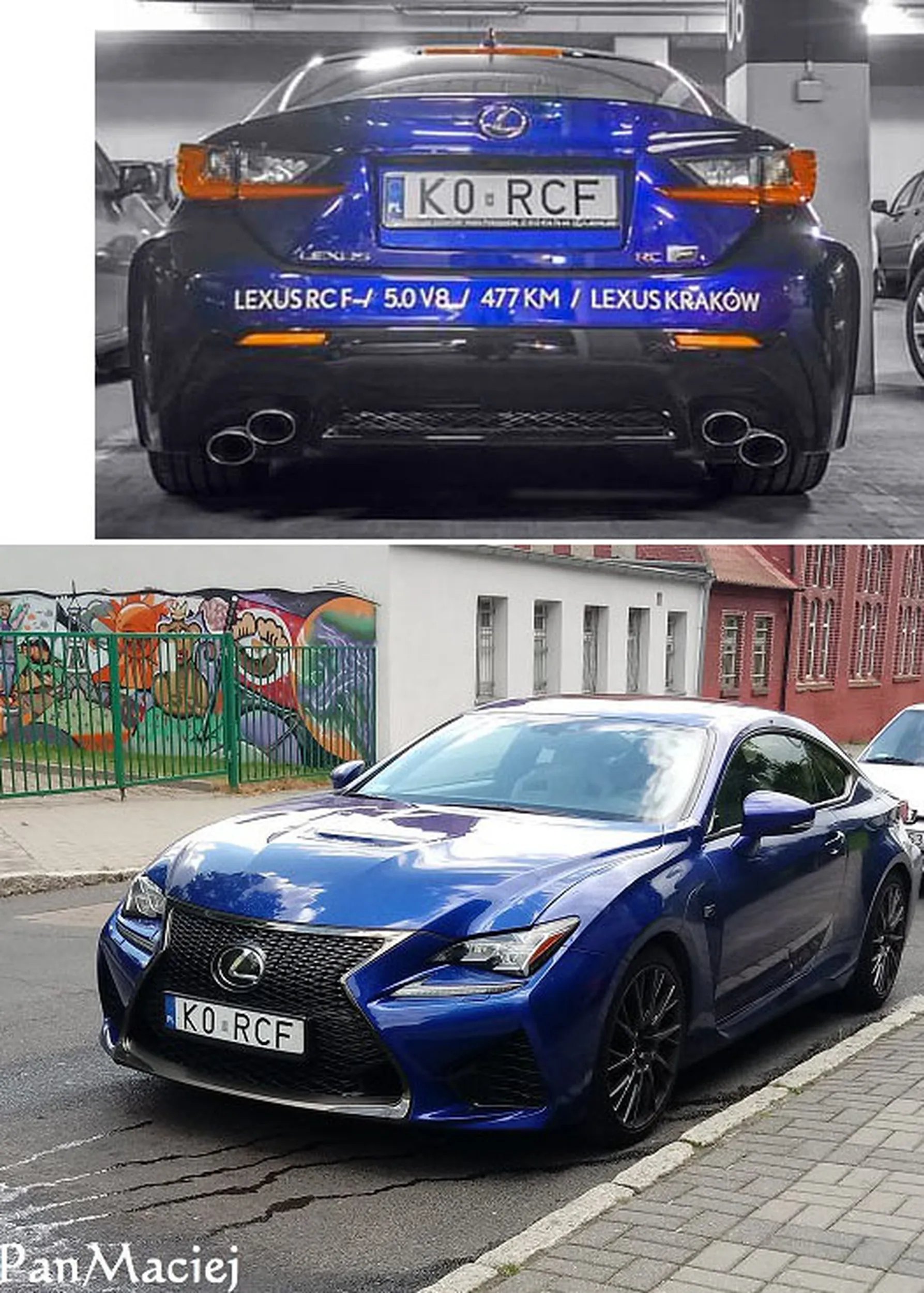 Fajny numer, blacha K0 RCF
