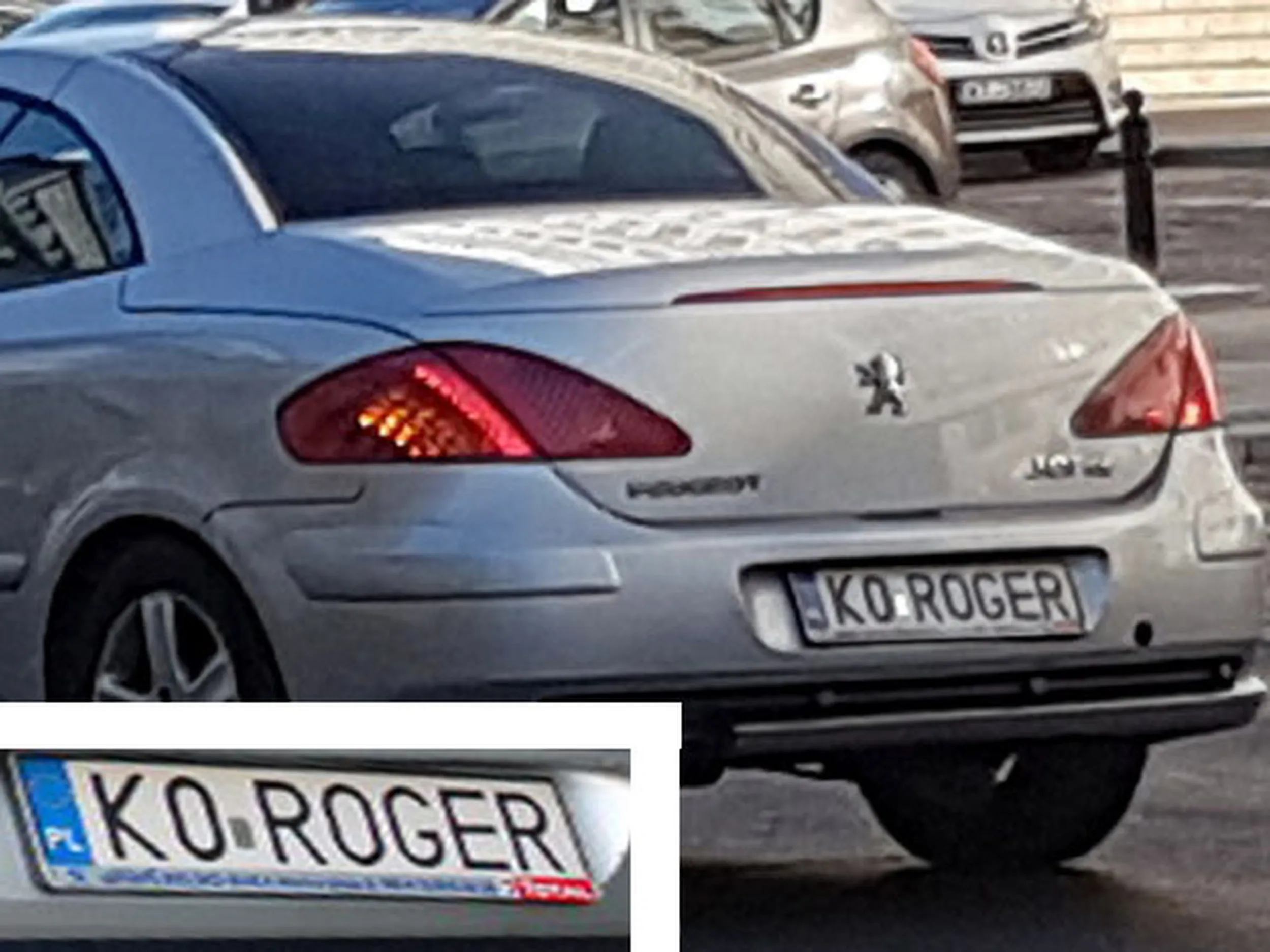 Fajny numer, blacha K0 ROGER